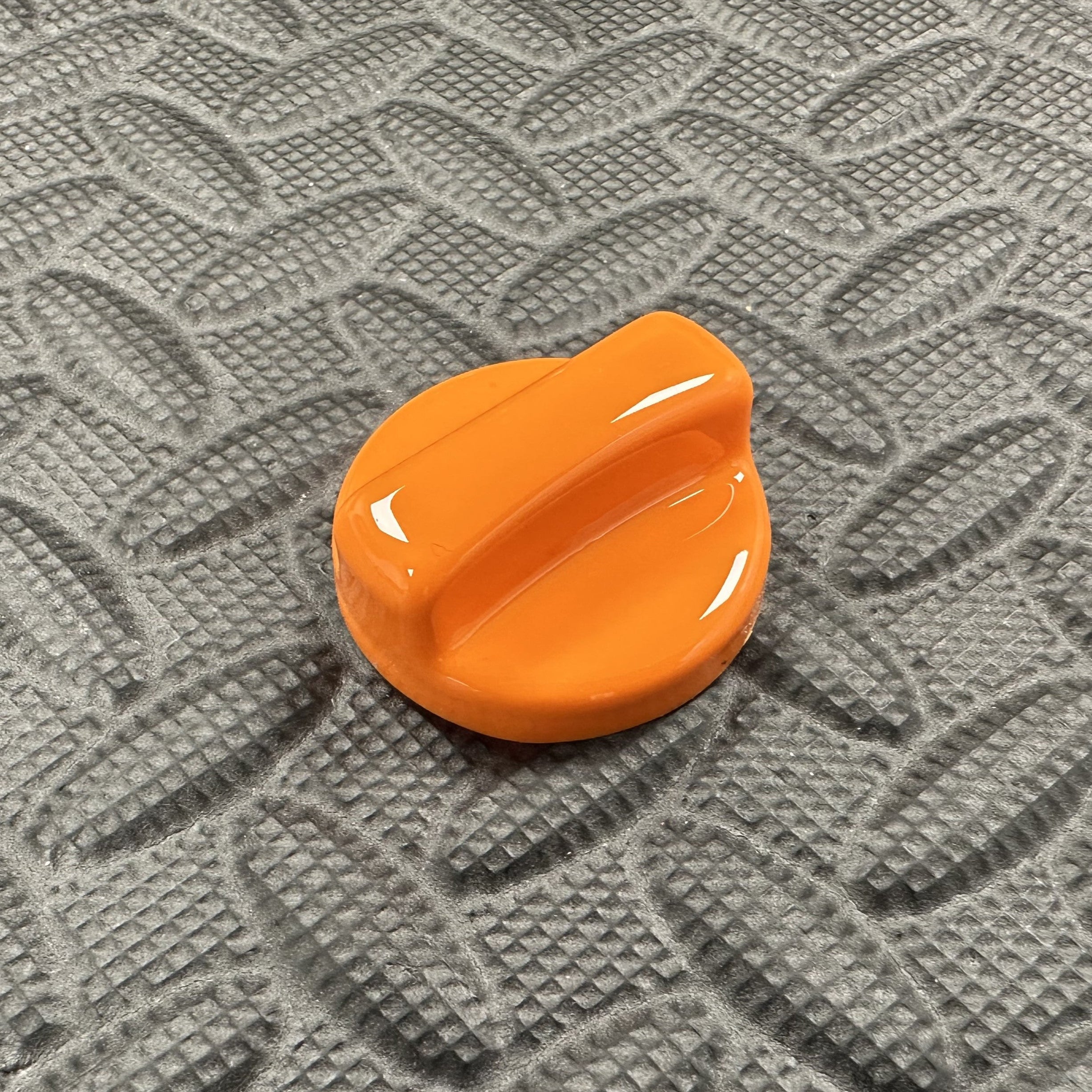 Small Oil Cap Cover Gloss Orange