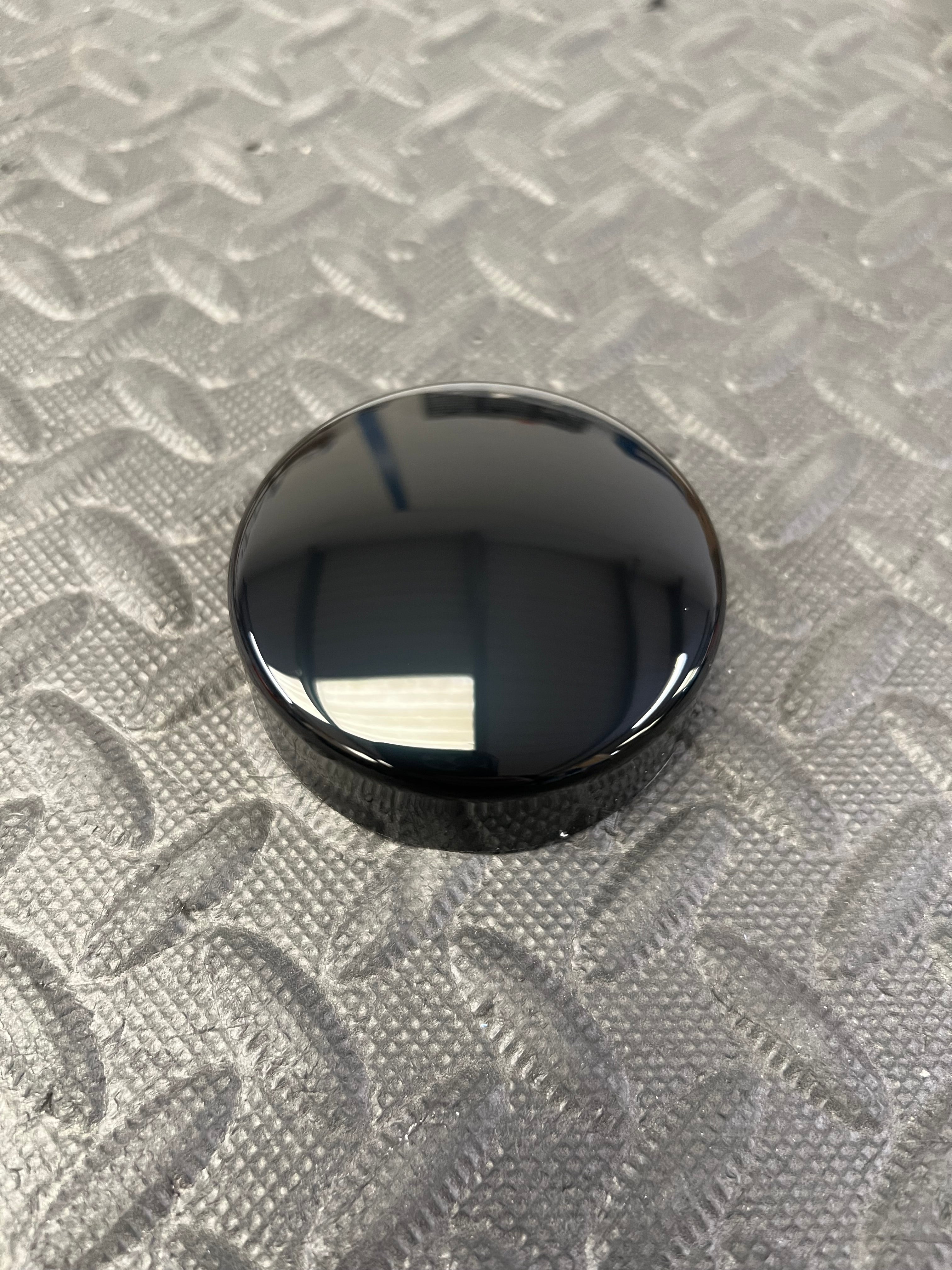Cap Cover Gloss Black Plastic