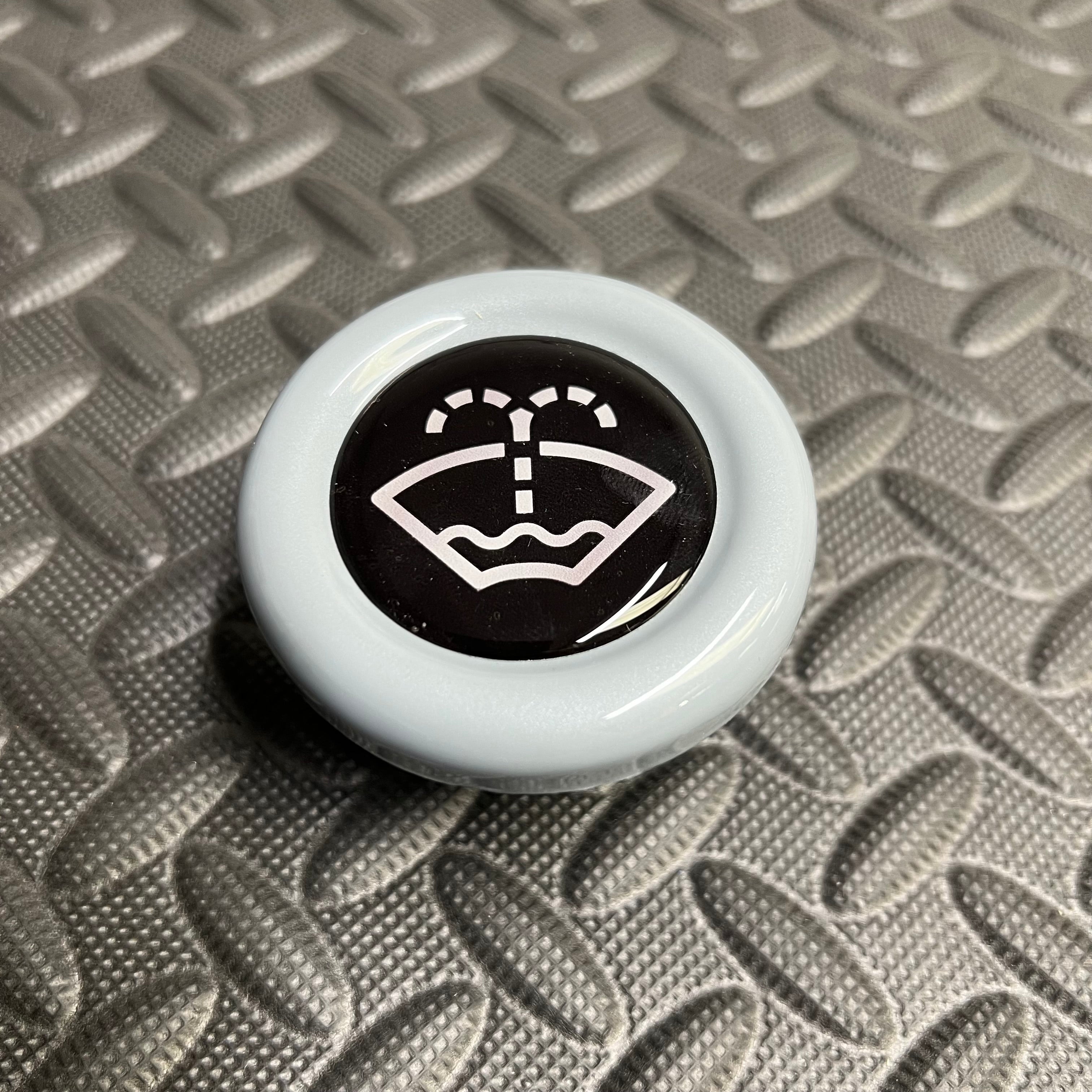 Proform Washer Bottle Bung Mk2/2.5 Focus - Painted Grey Matter With White Screenwash Logo Detailing