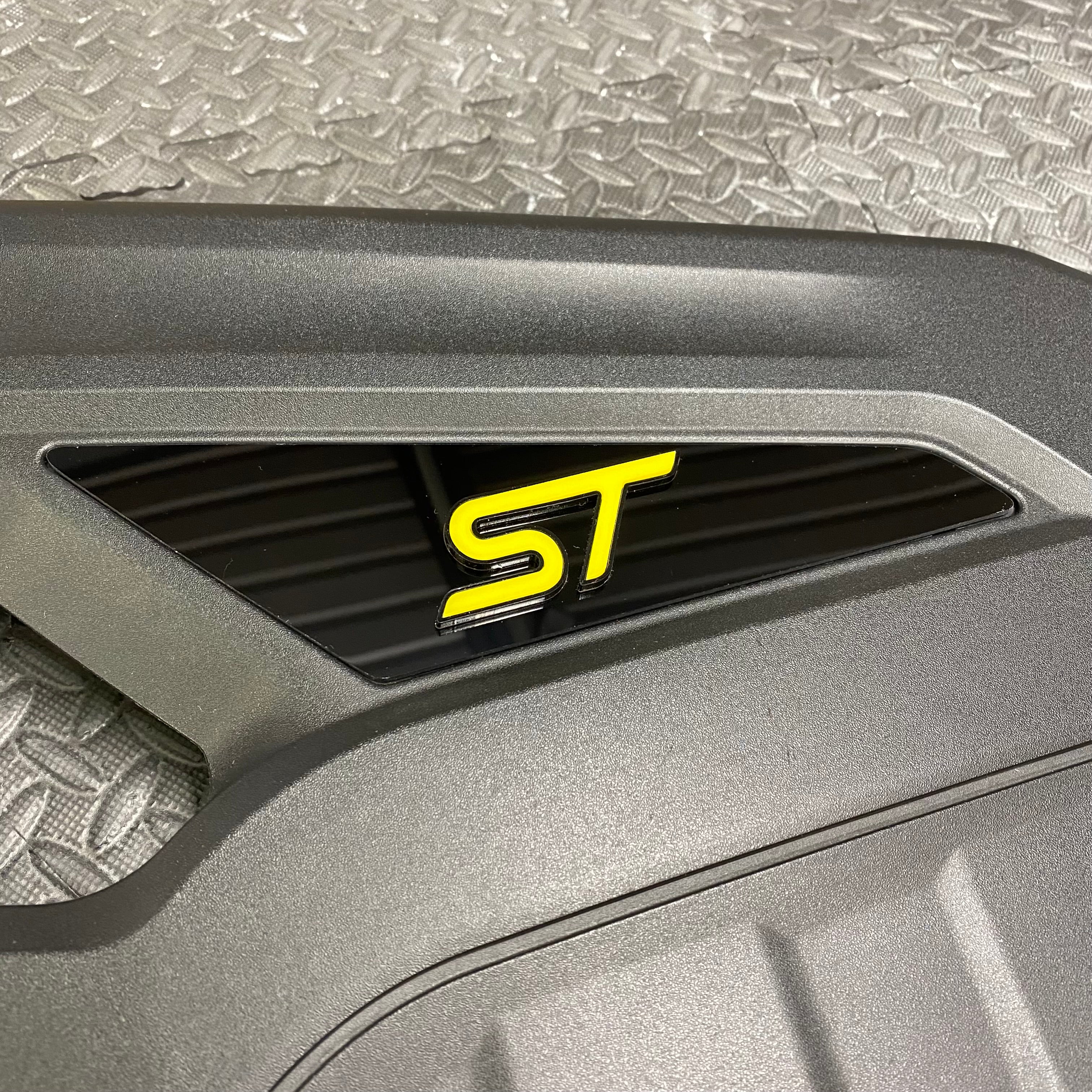 Proform Engine Cover Badge Plate With 3D Logo - Mk7.5 Fiesta ST