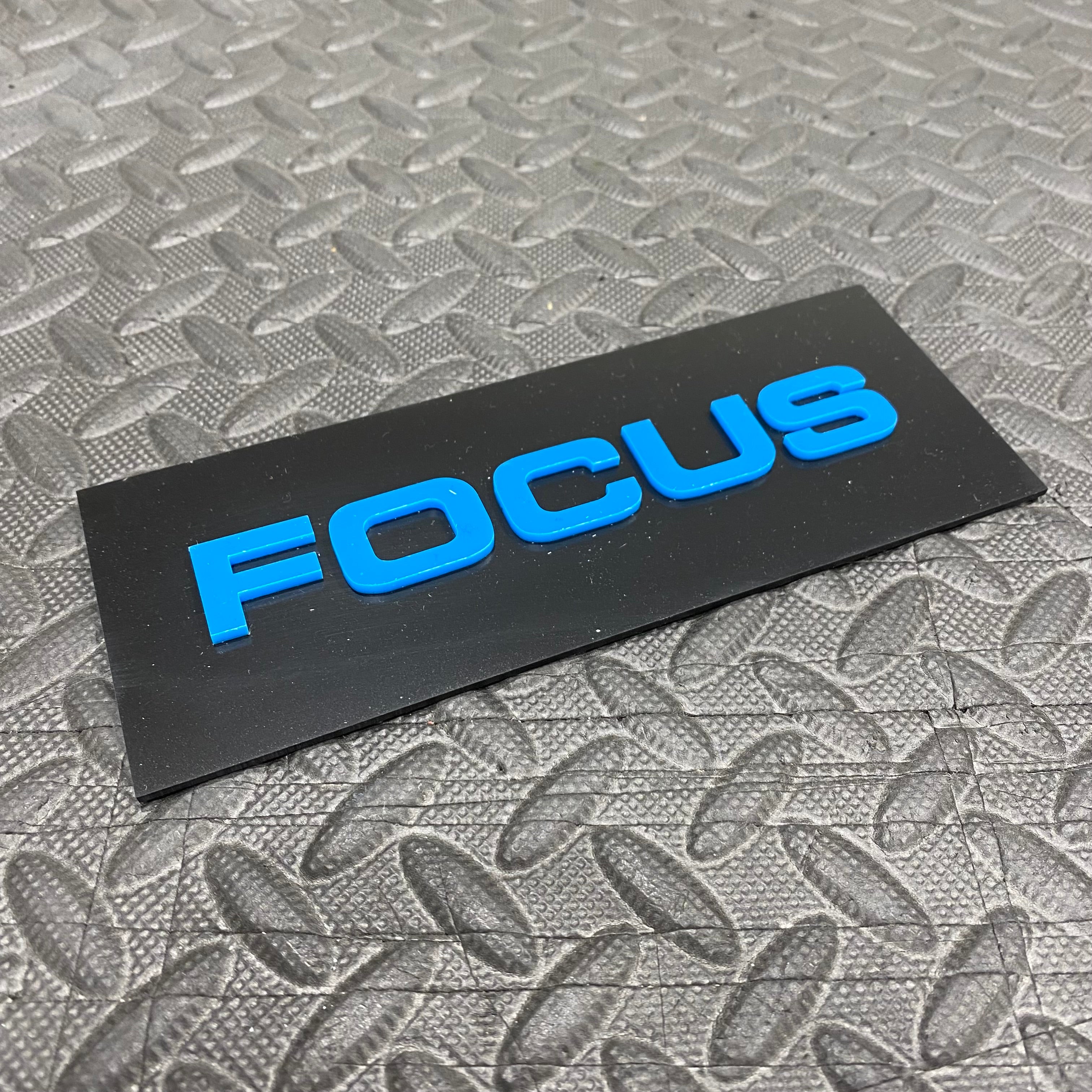 Focus 4D Acrylic Tailgate Badge