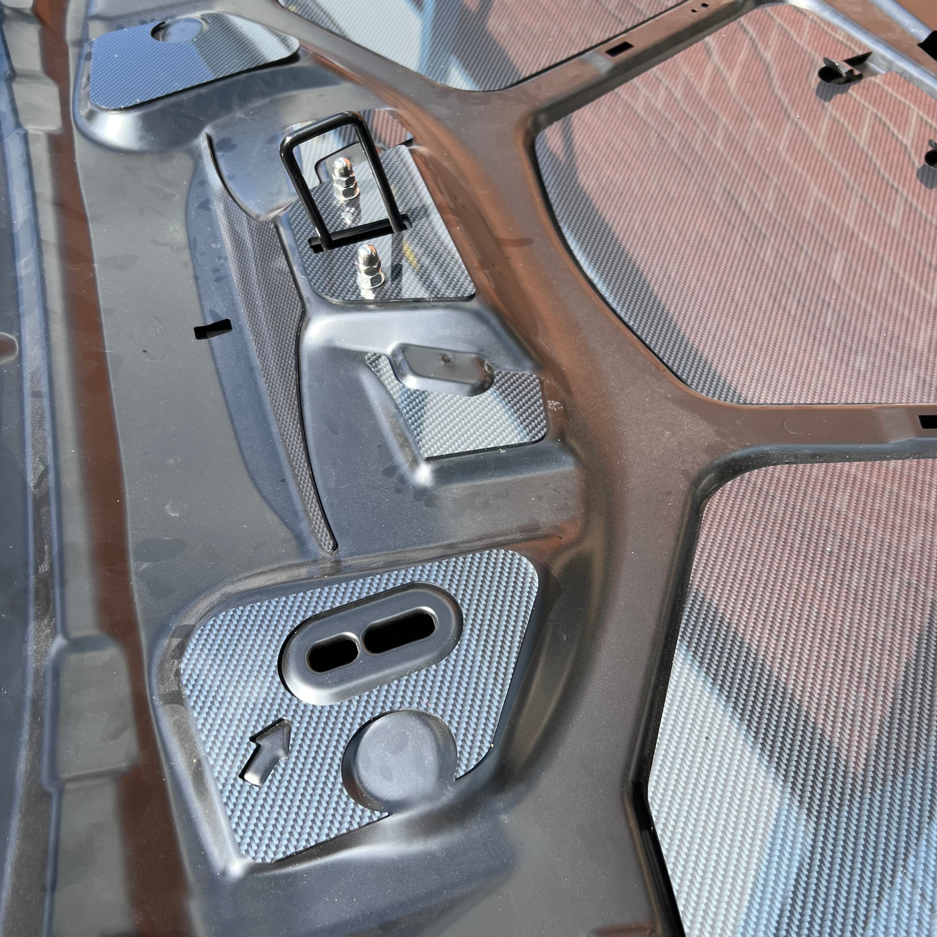 Proform Under Bonnet Panels & Finishing Plate Set (Carbon Effect Plastic Finish) - Mk3.5 Focus