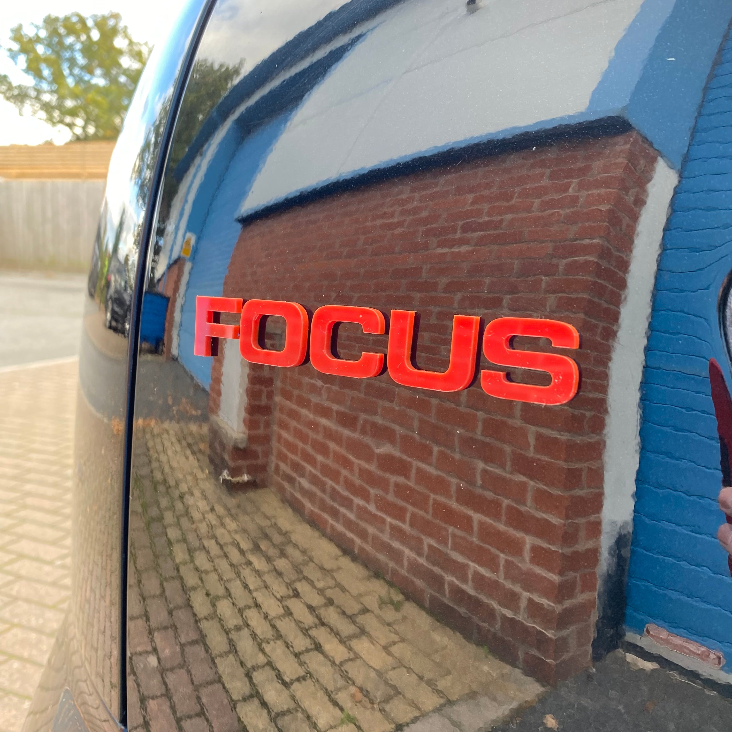 Focus 4D Acrylic Tailgate Badge