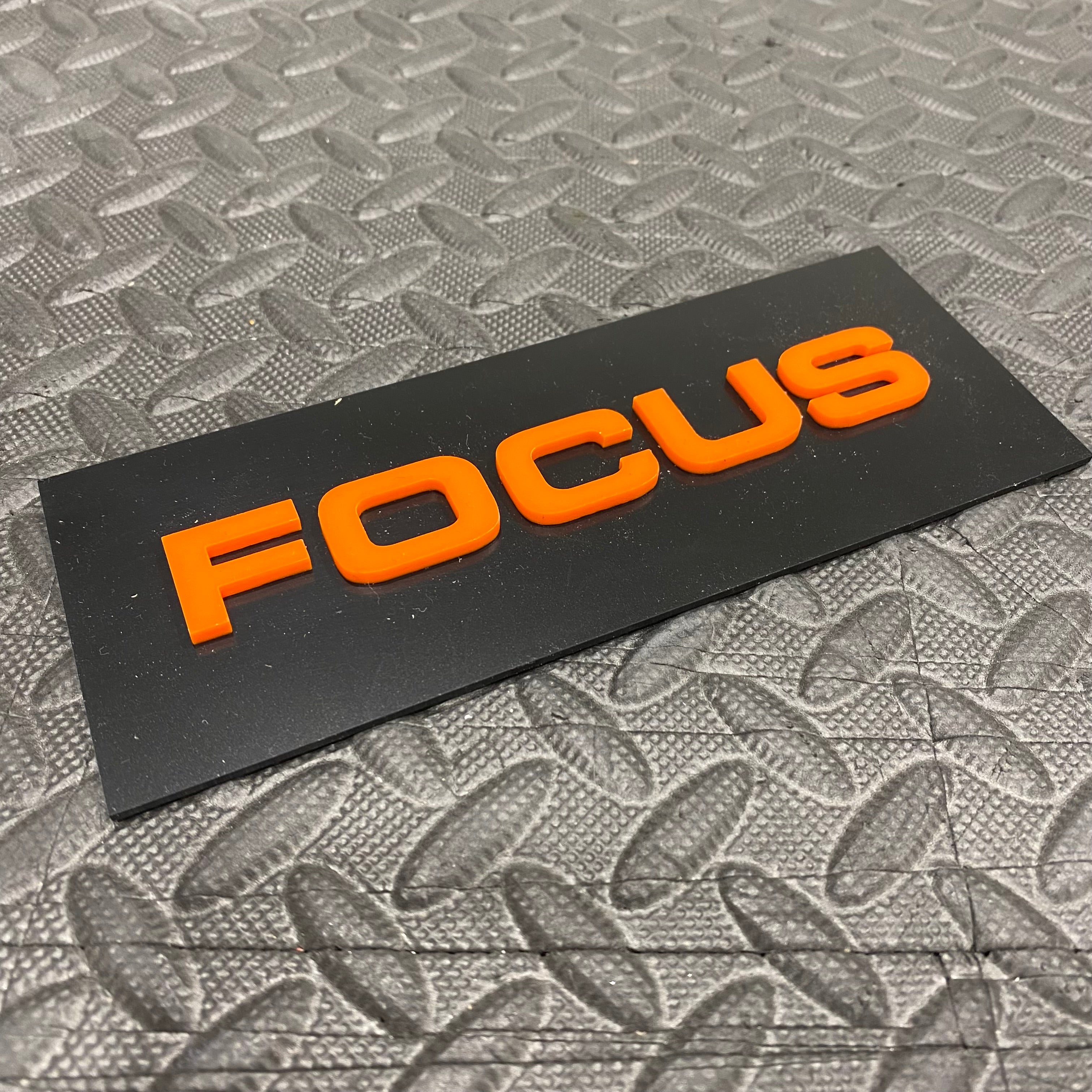 Focus 4D Acrylic Tailgate Badge