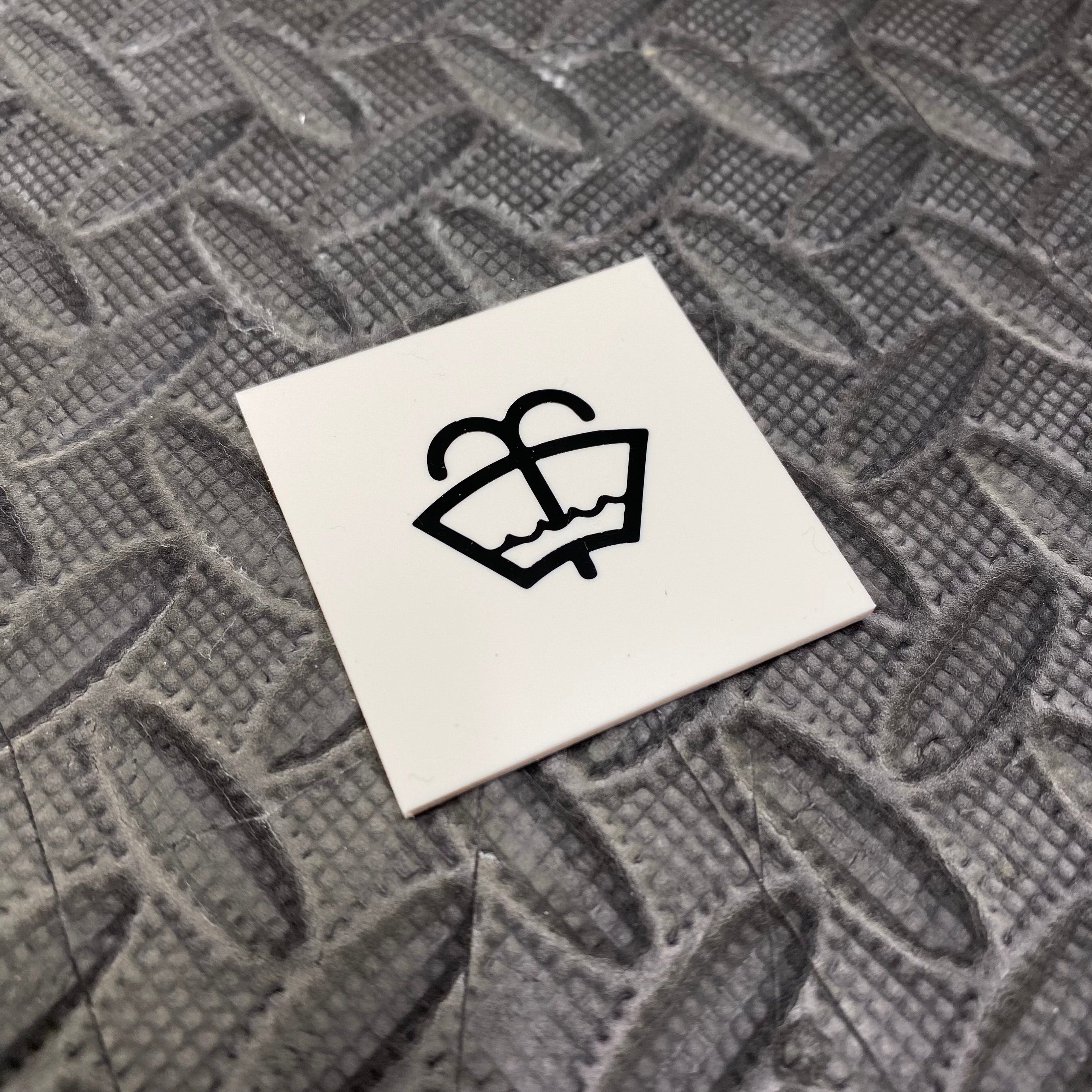 Washer Logo Cap Cover Vinyl Sticker