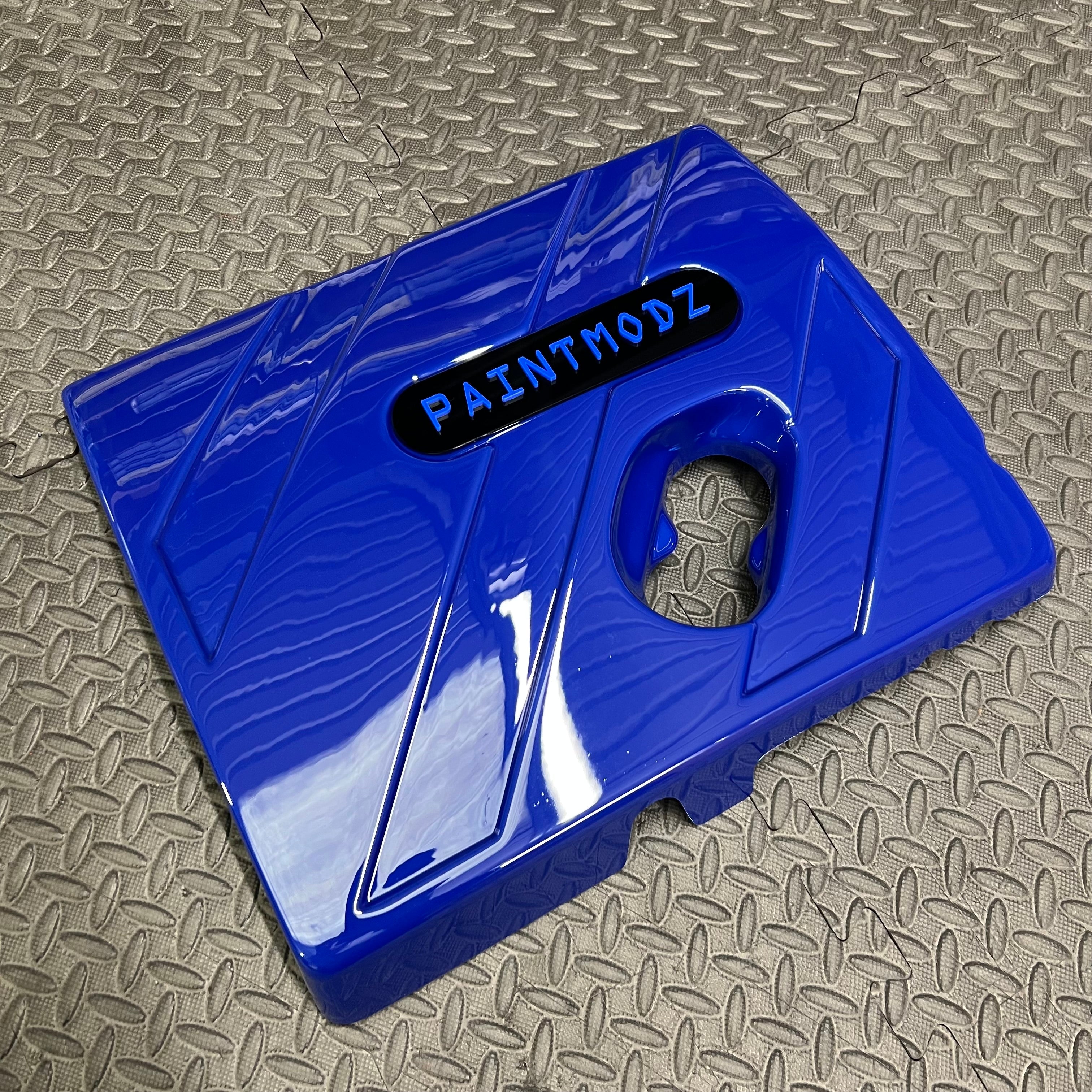 Proform Engine Cover - MK8/8.5 Fiesta ST & Mk2 Puma ST - Gloss Blue With Medium Blue/Gloss Black Badge Plate