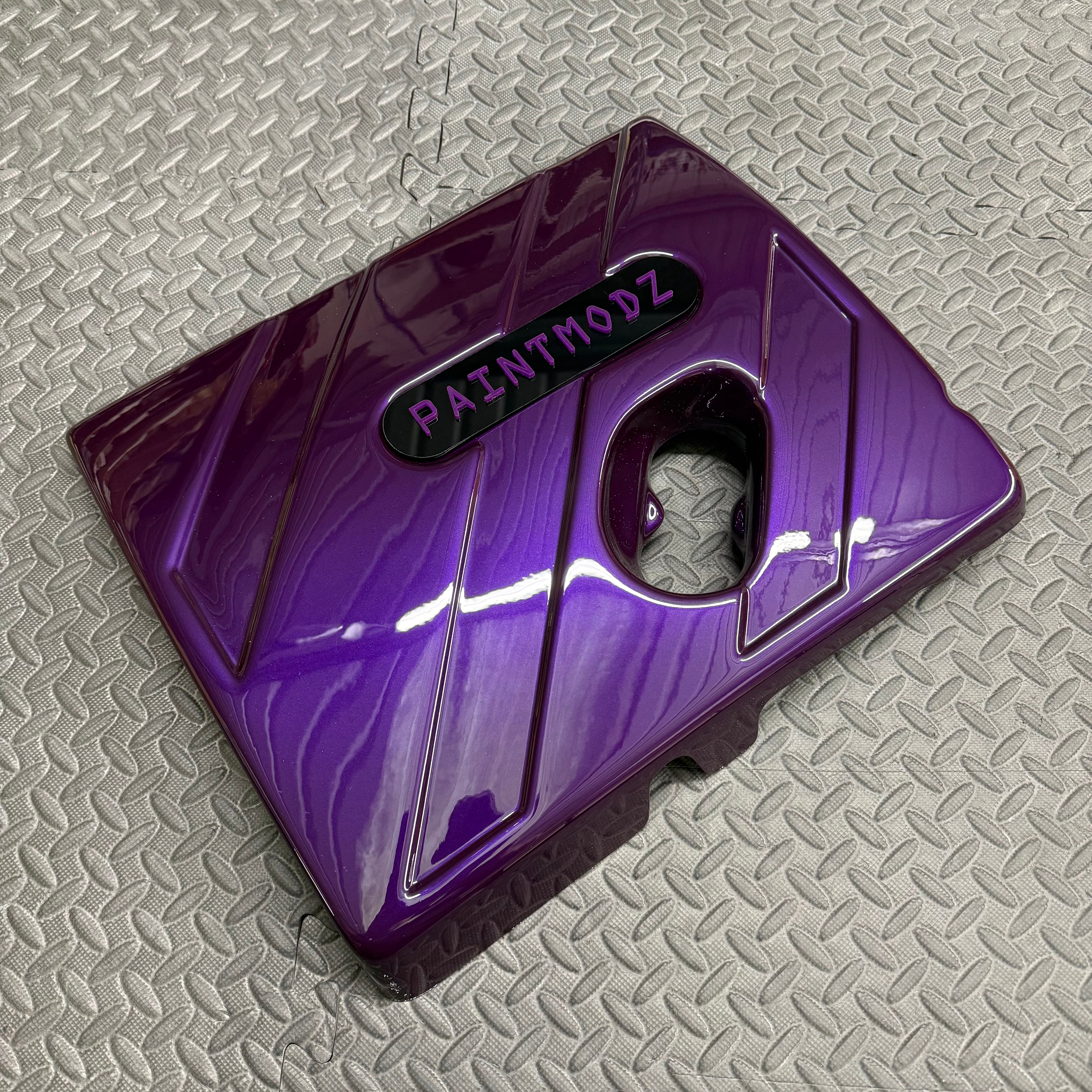 Proform Engine Cover - MK8/8.5 Fiesta ST / Mk2 Puma ST - Painted Purple Pearl - Dark Purple/ Gloss Black Badge