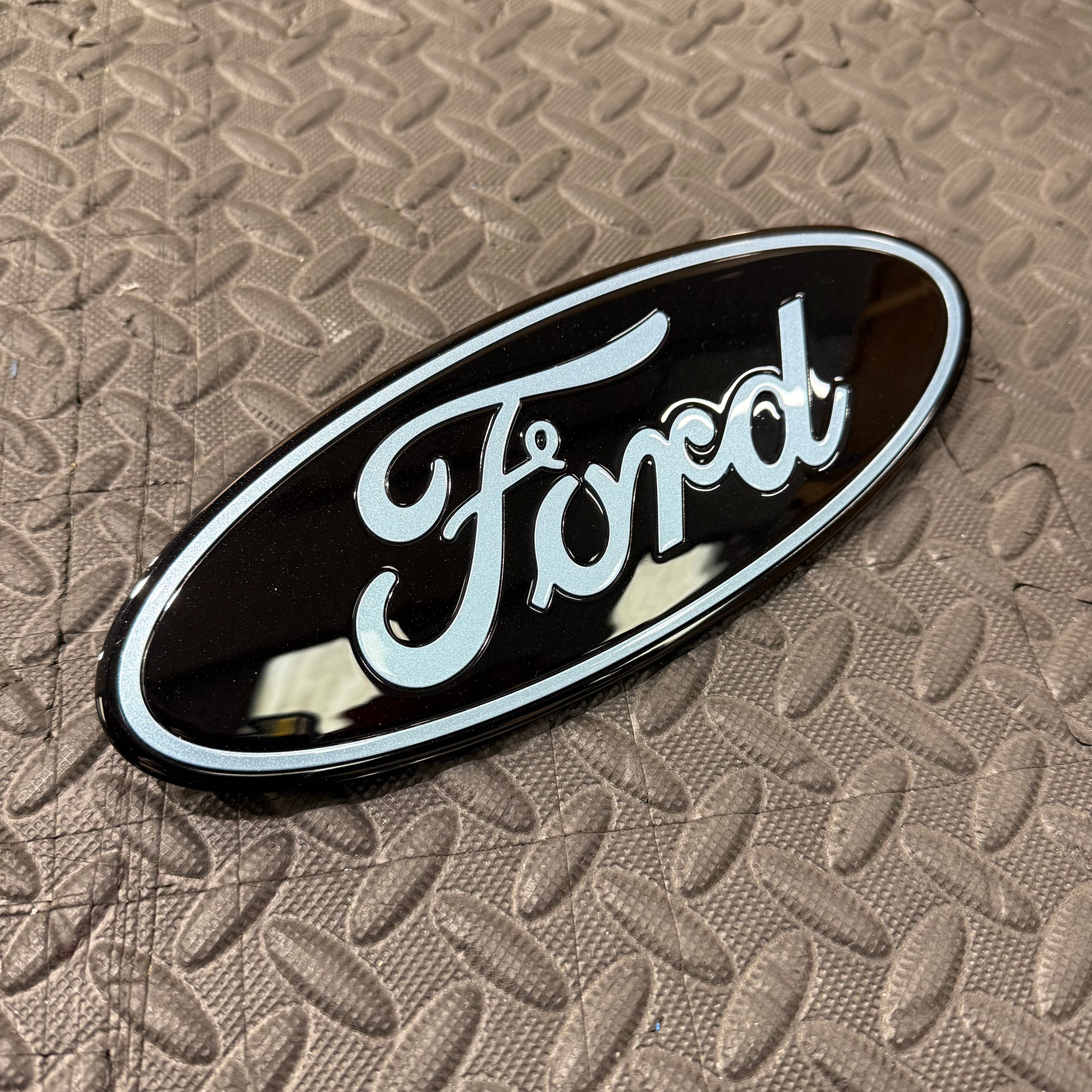 Genuine Ford Grille Badges - Ford Explorer - Painted Arctic Blue