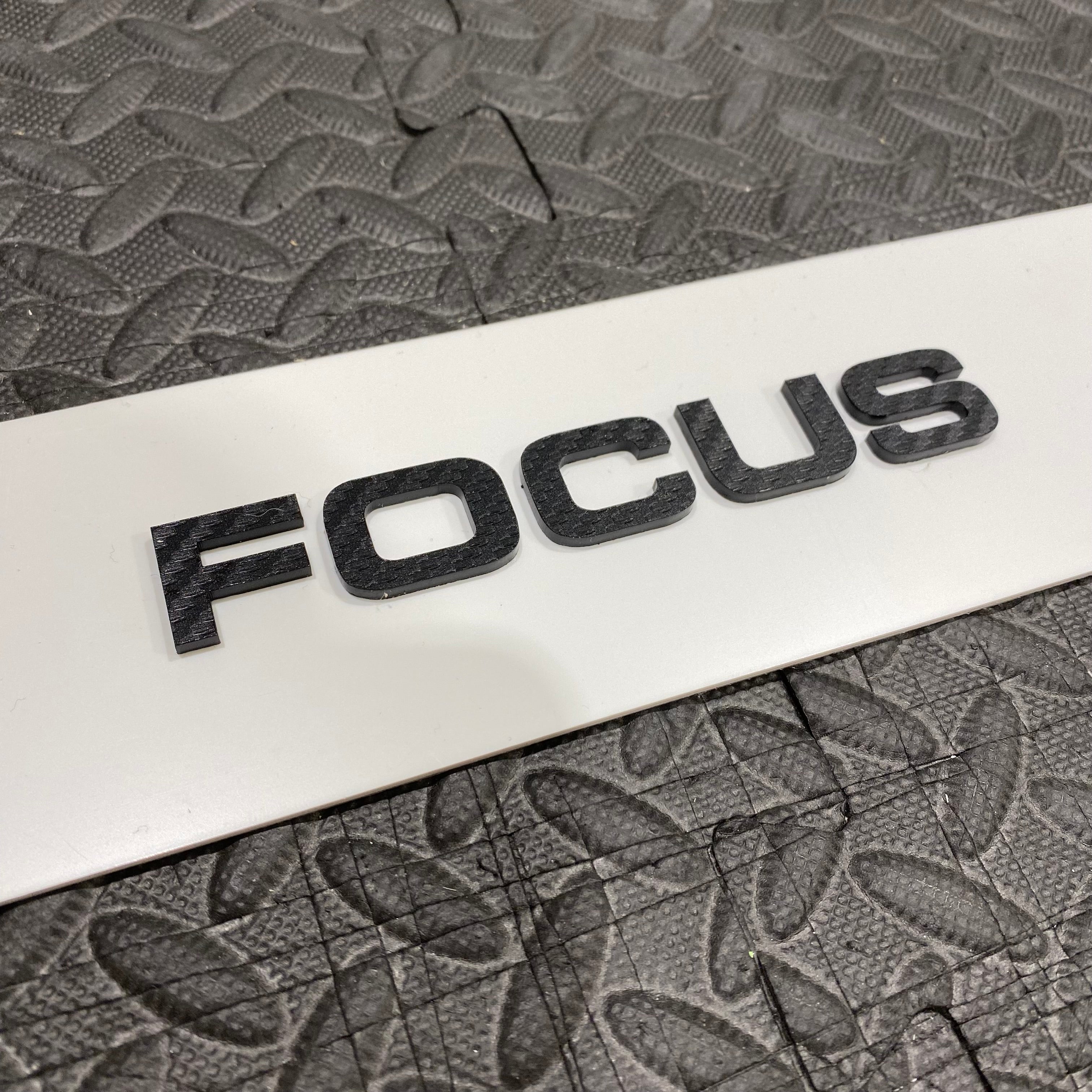 Focus 4D Acrylic Tailgate Badge