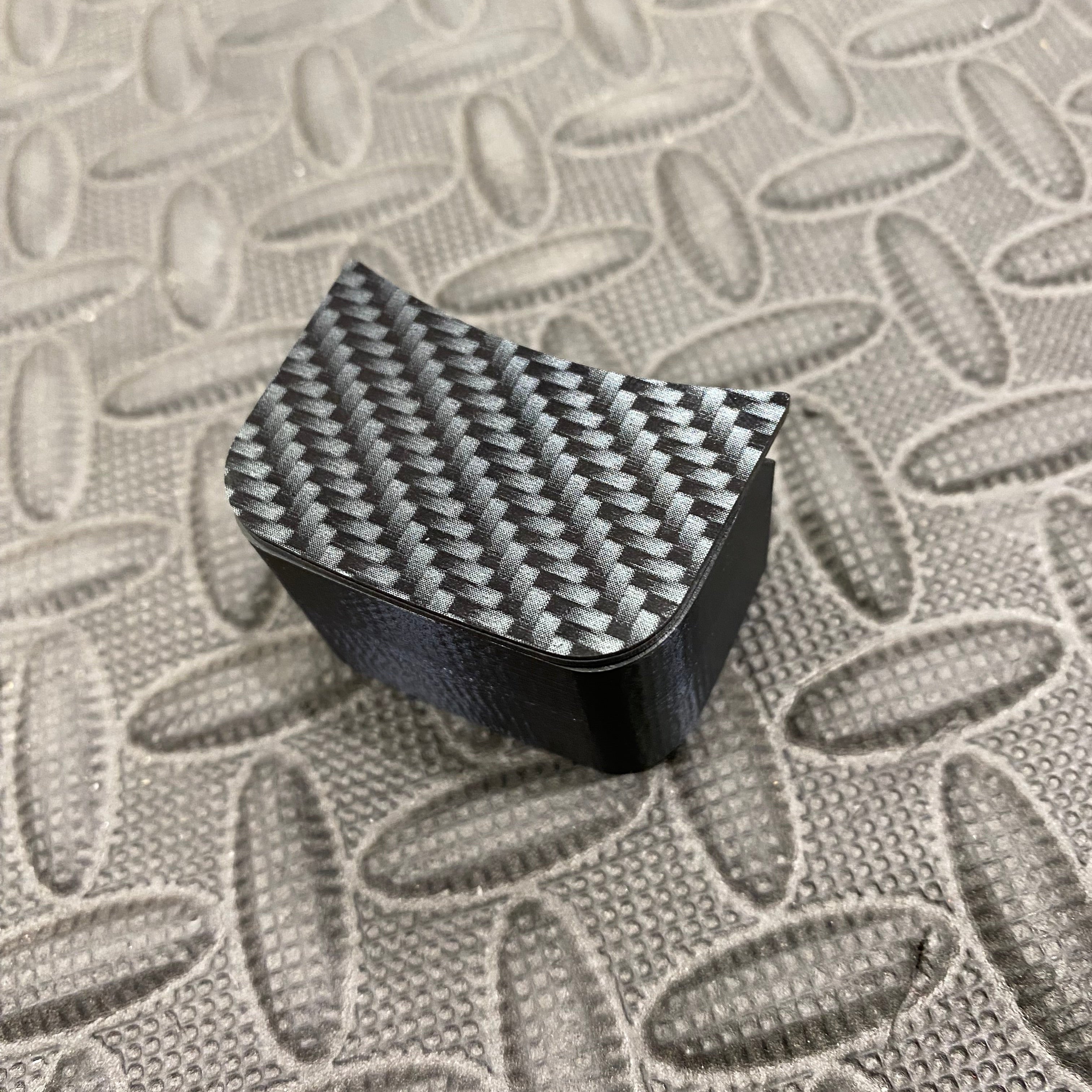 Proform - Mk7.5 Fiesta Handbrake Hole Insert - Deluxe Carbon Fibre Effect Plastic 