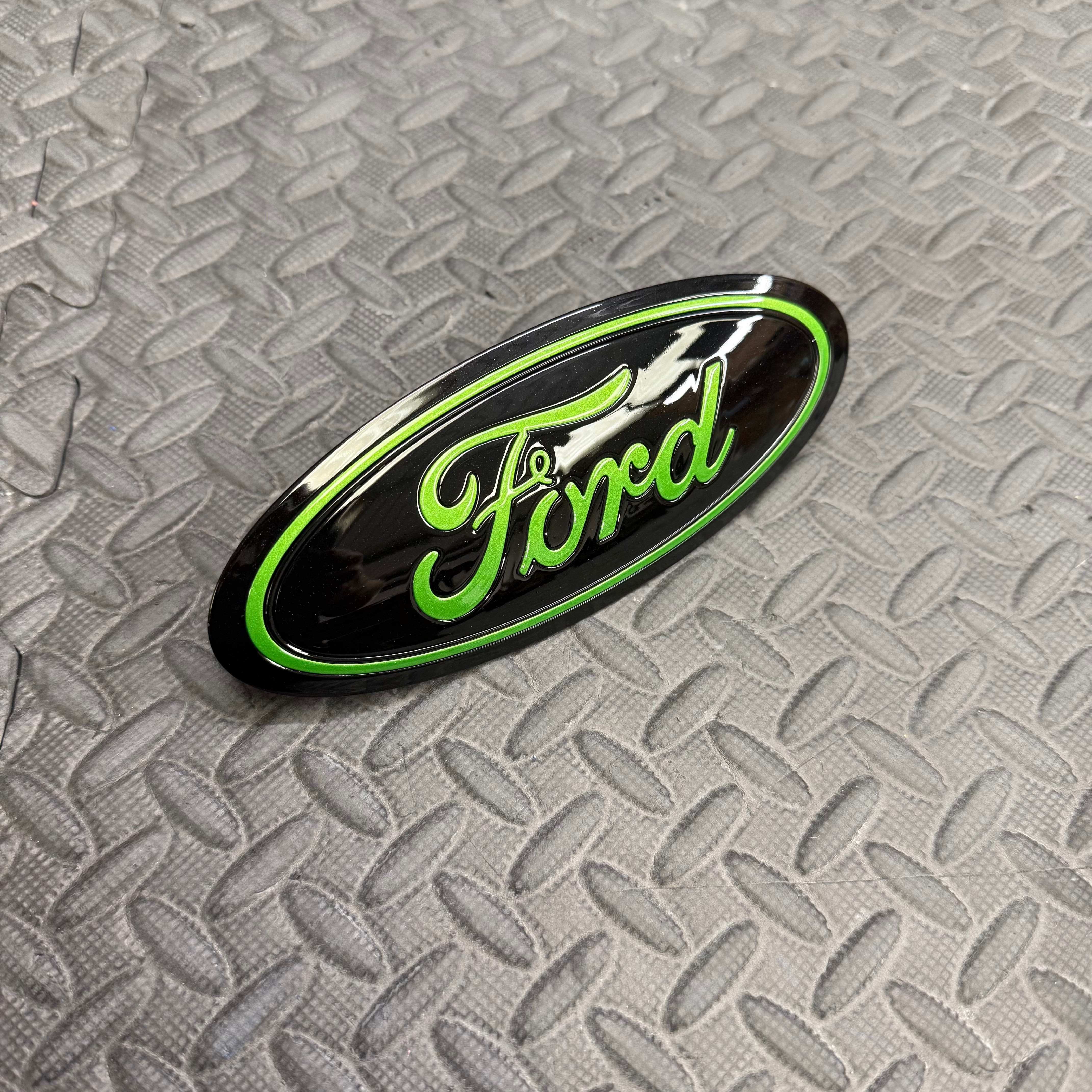Genuine Grille Badge - Painted Mean Green
