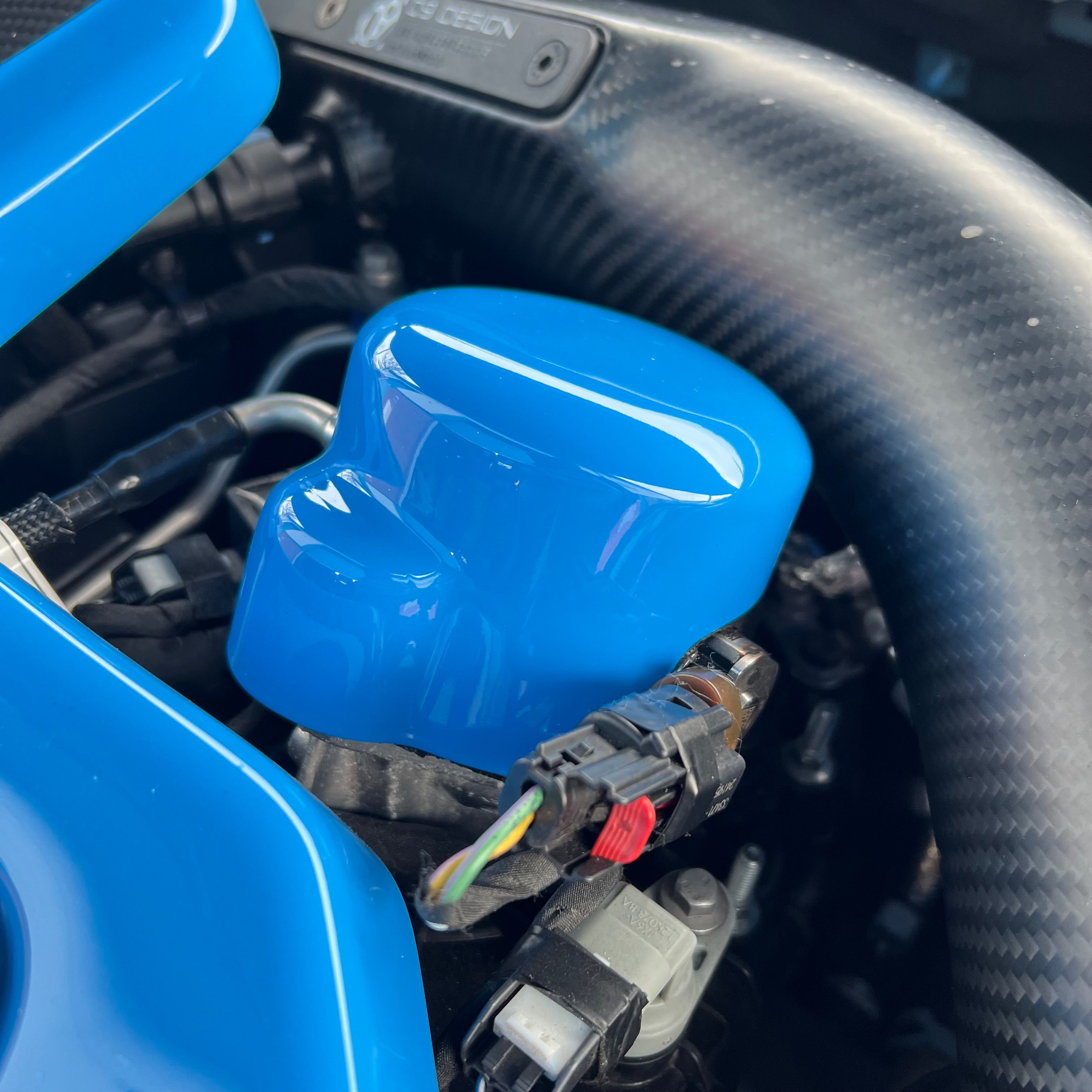 Proform Fuel Pump Cover - Mk4/4.5 Ford Focus ST Petrol - Painted Azure Blue