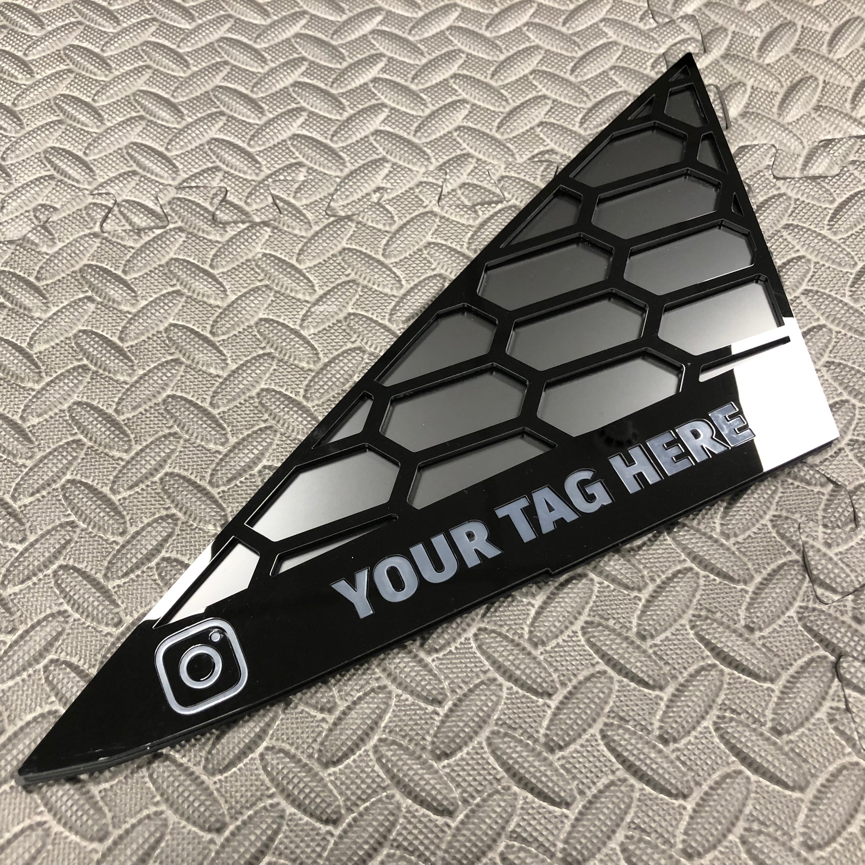 Inserts de vitres de custode avant pour Opel Astra J (y compris VXR OPC) (paire)