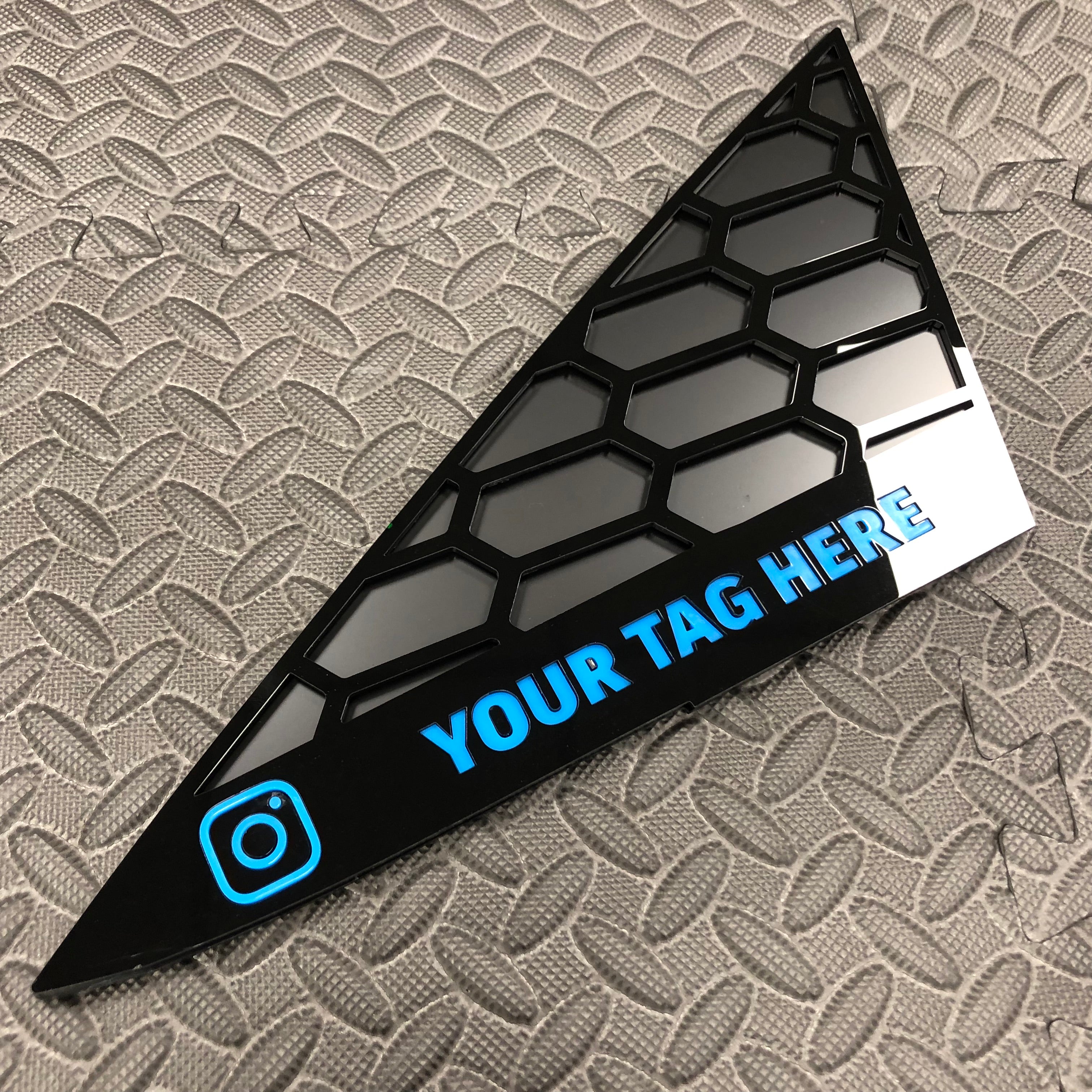 Inserts de vitres de custode avant pour Opel Astra J (y compris VXR OPC) (paire)