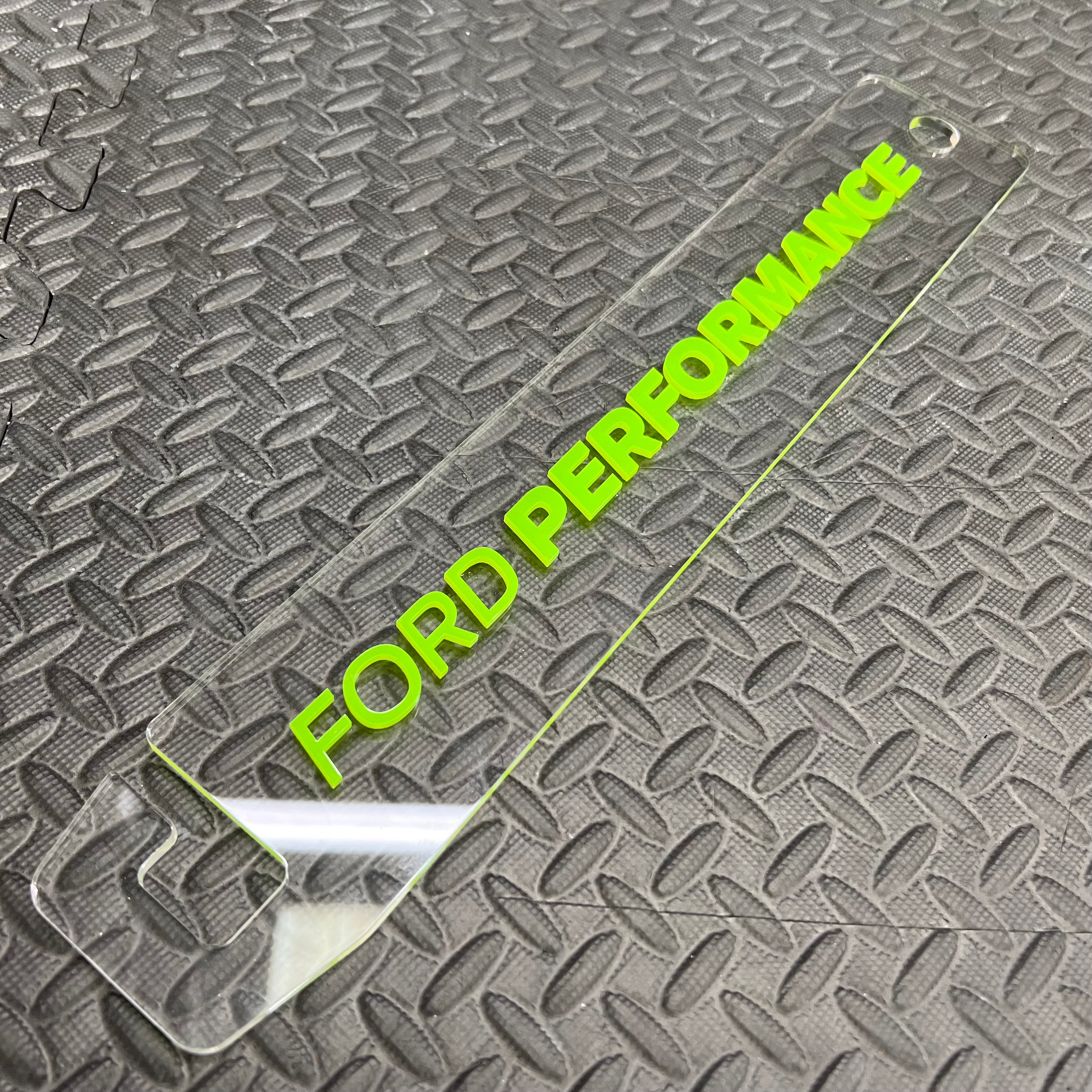 Universal Bonnet Prop - Ford Performance (4D Acrylic)