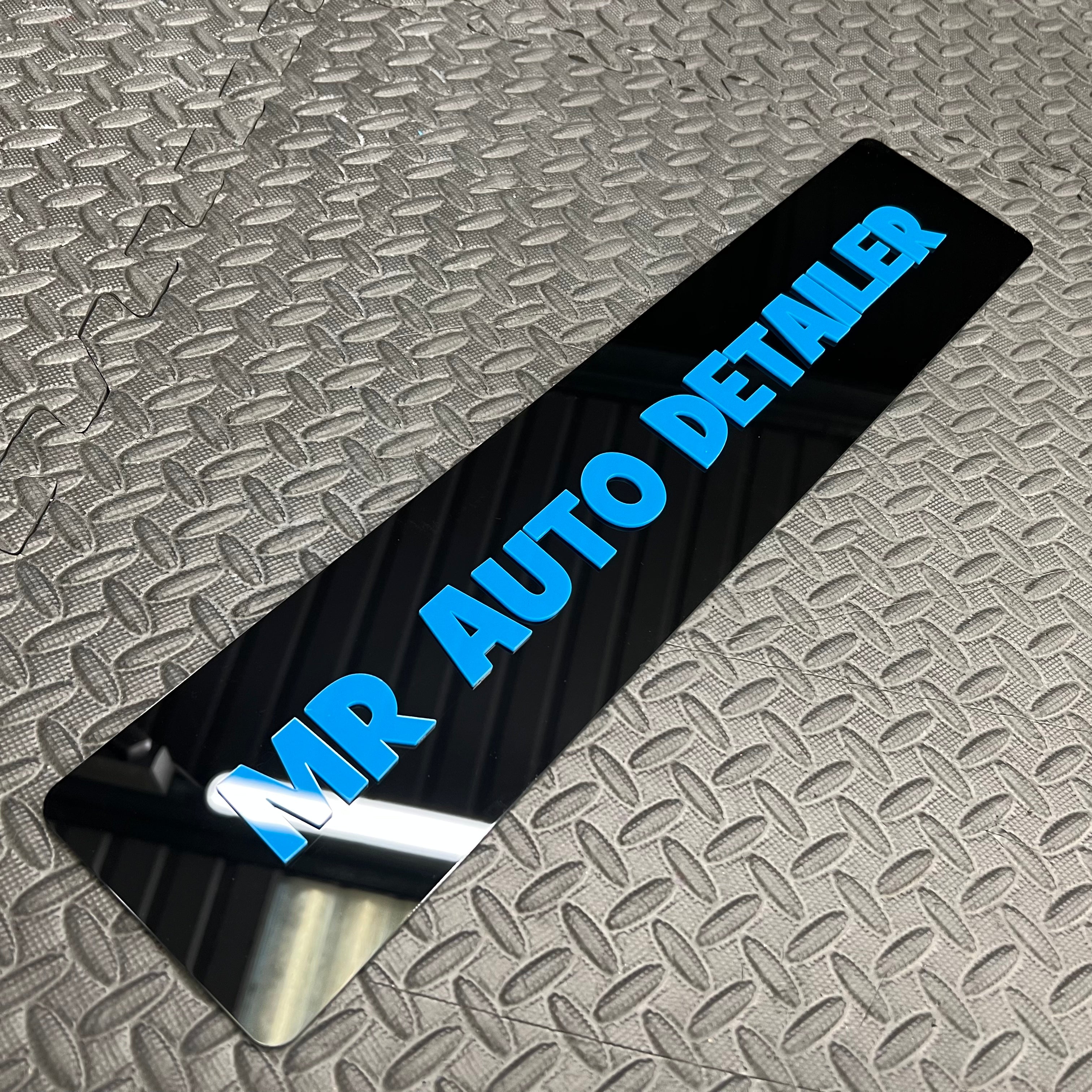 Custom Vehicle Show Plate (4D Acrylic)