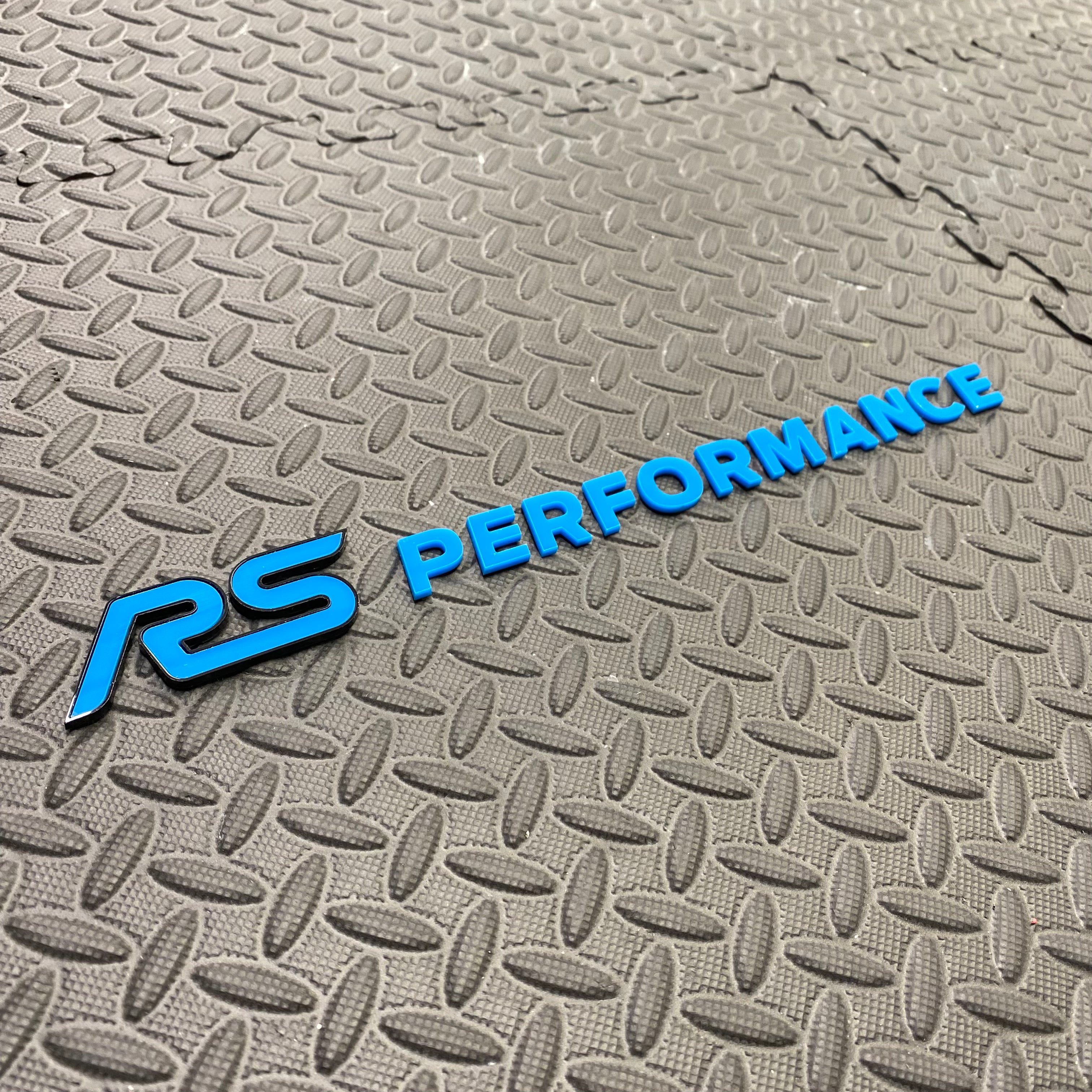 RS Performance Acrylic 4D Lettering