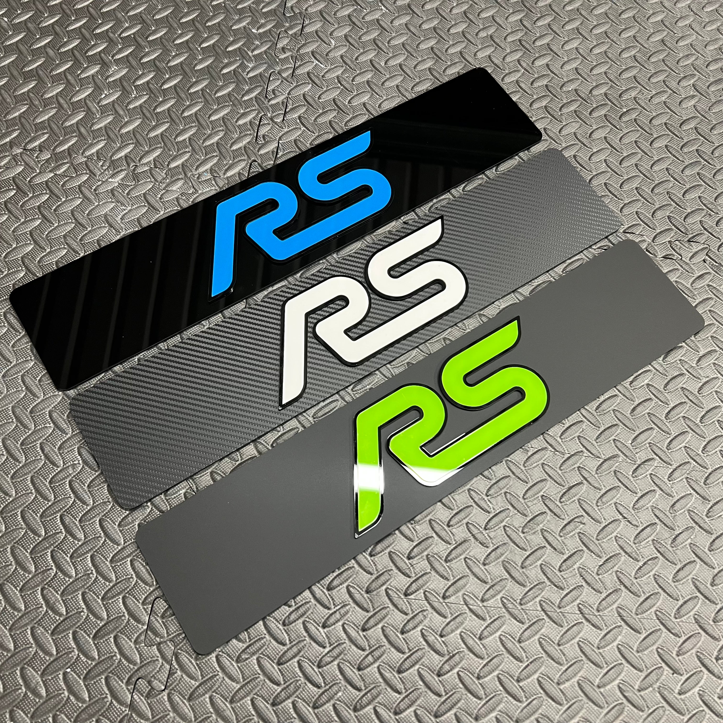 RS Vehicle Show Plate (4D Acrylic)