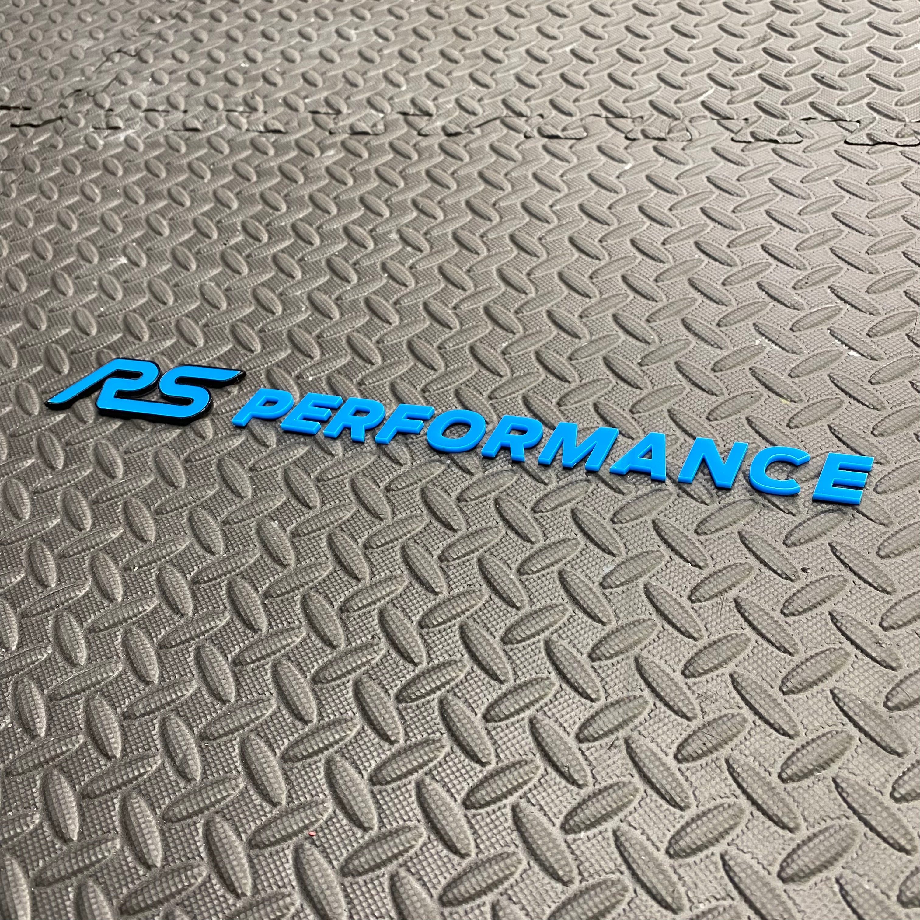 RS Performance Acrylic 4D Lettering