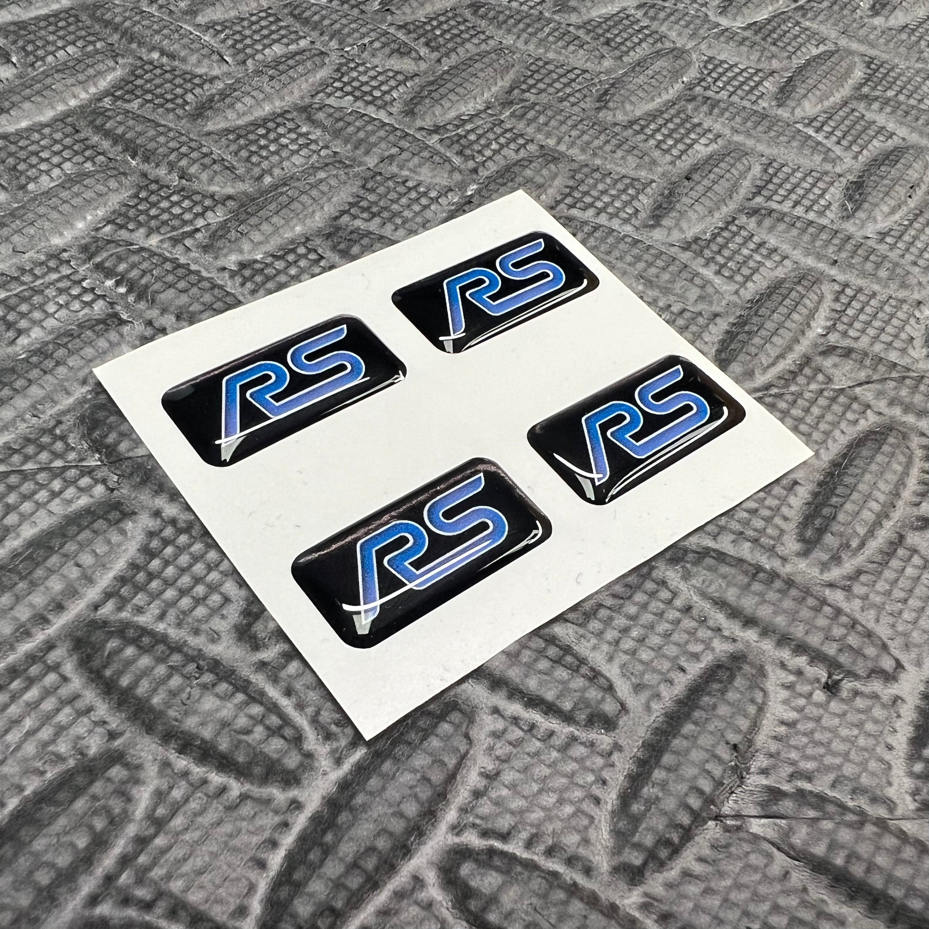 Ford Focus RS Wheel Gel Inlays (x4) - 'ST' or 'RS' Logo Design