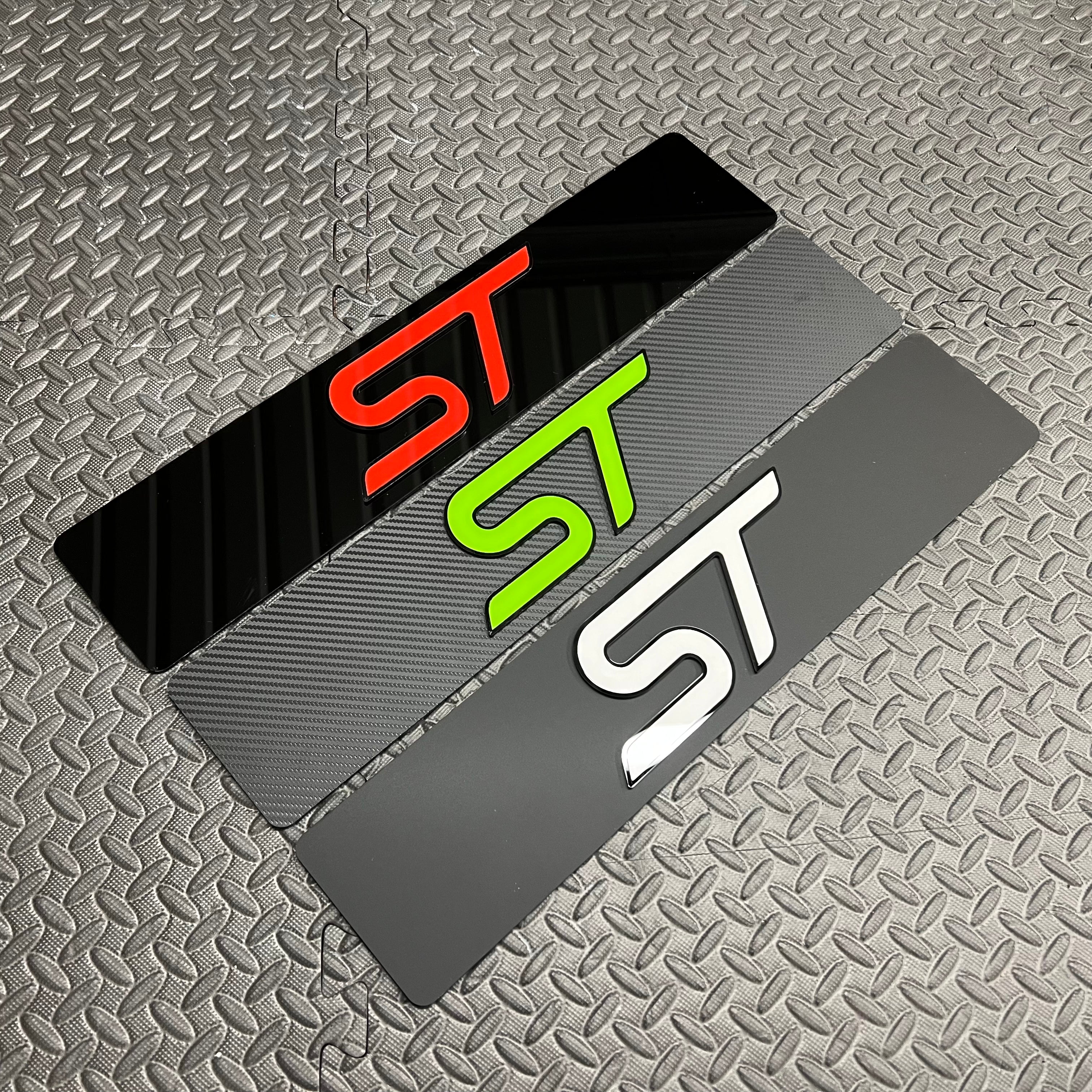 ST Vehicle Show Plate (4D Acrylic)