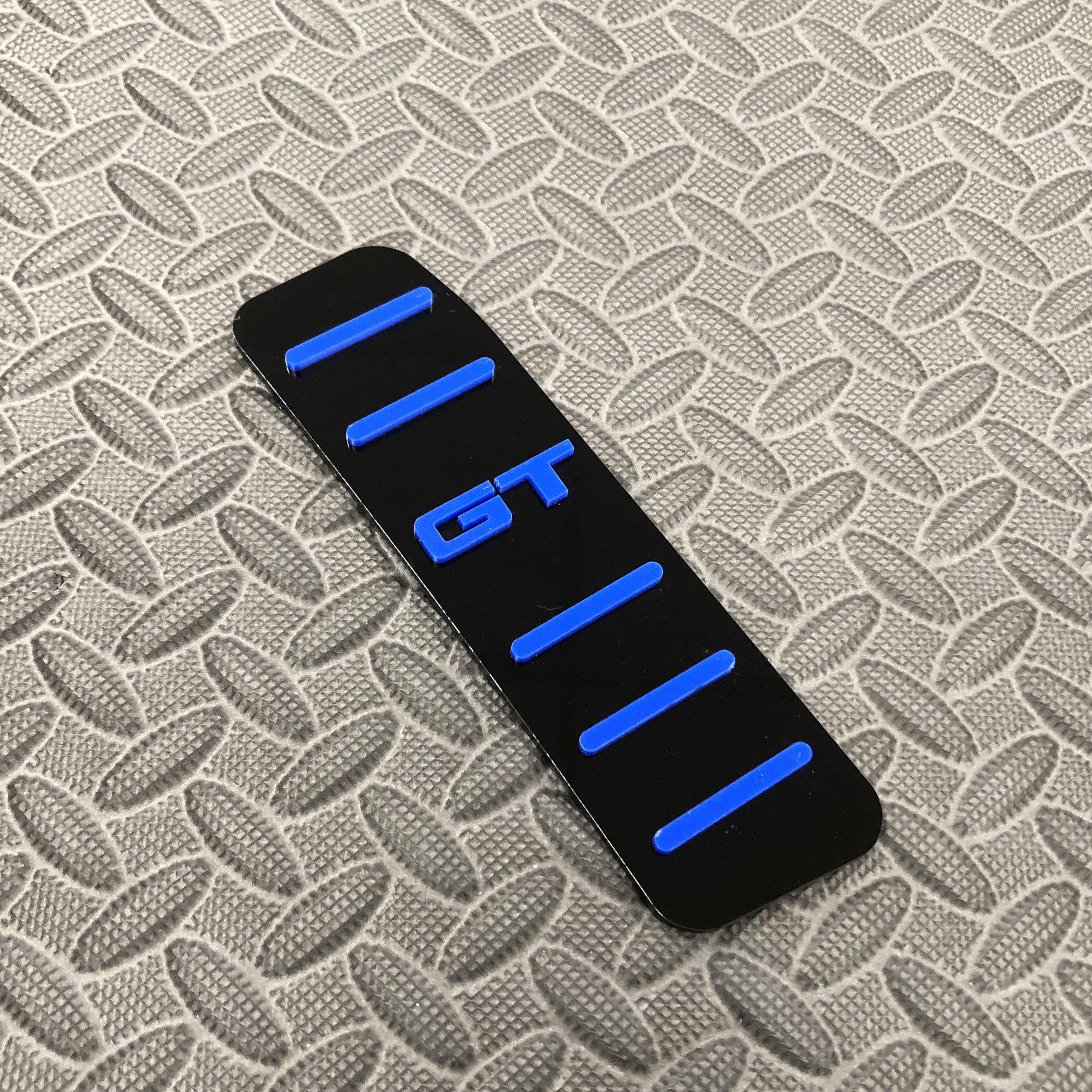 Mustang (6. Generation) Totpedal/Fußrastenplatte (4D-Acryl)