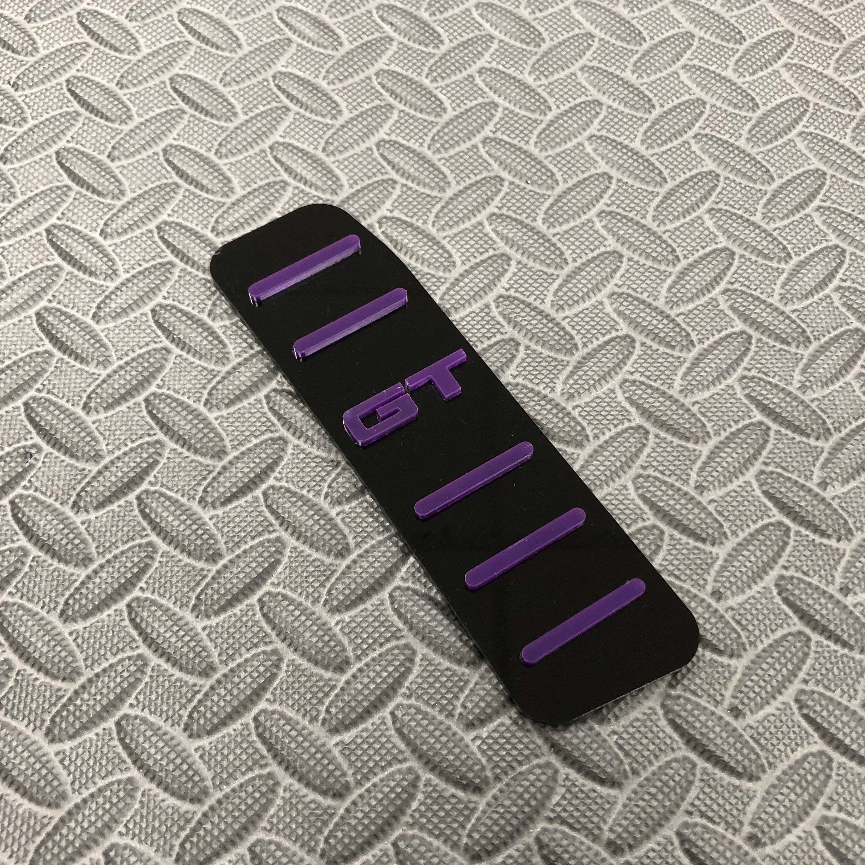 Mustang (6. Generation) Totpedal/Fußrastenplatte (4D-Acryl)