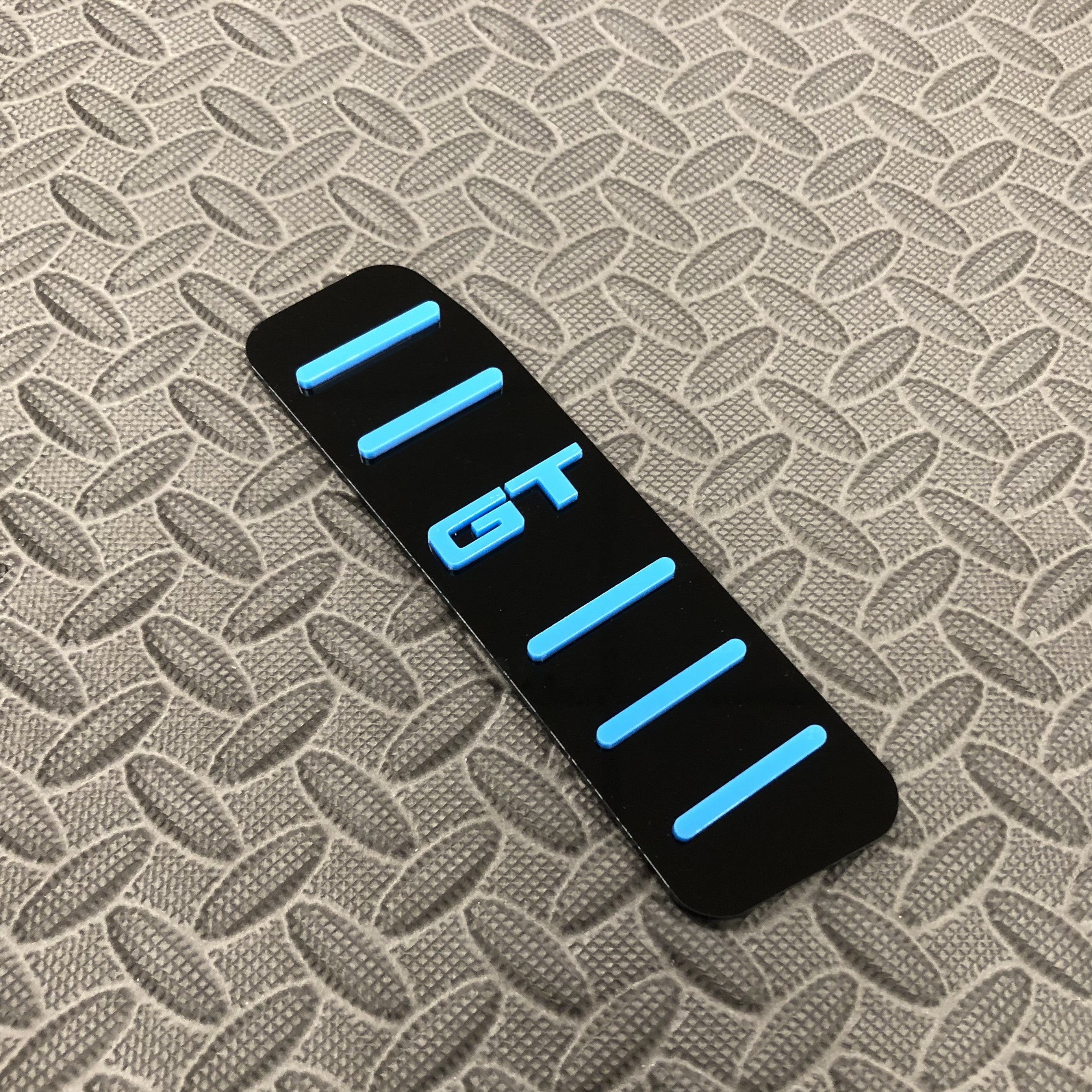 Mustang (6. Generation) Totpedal/Fußrastenplatte (4D-Acryl)