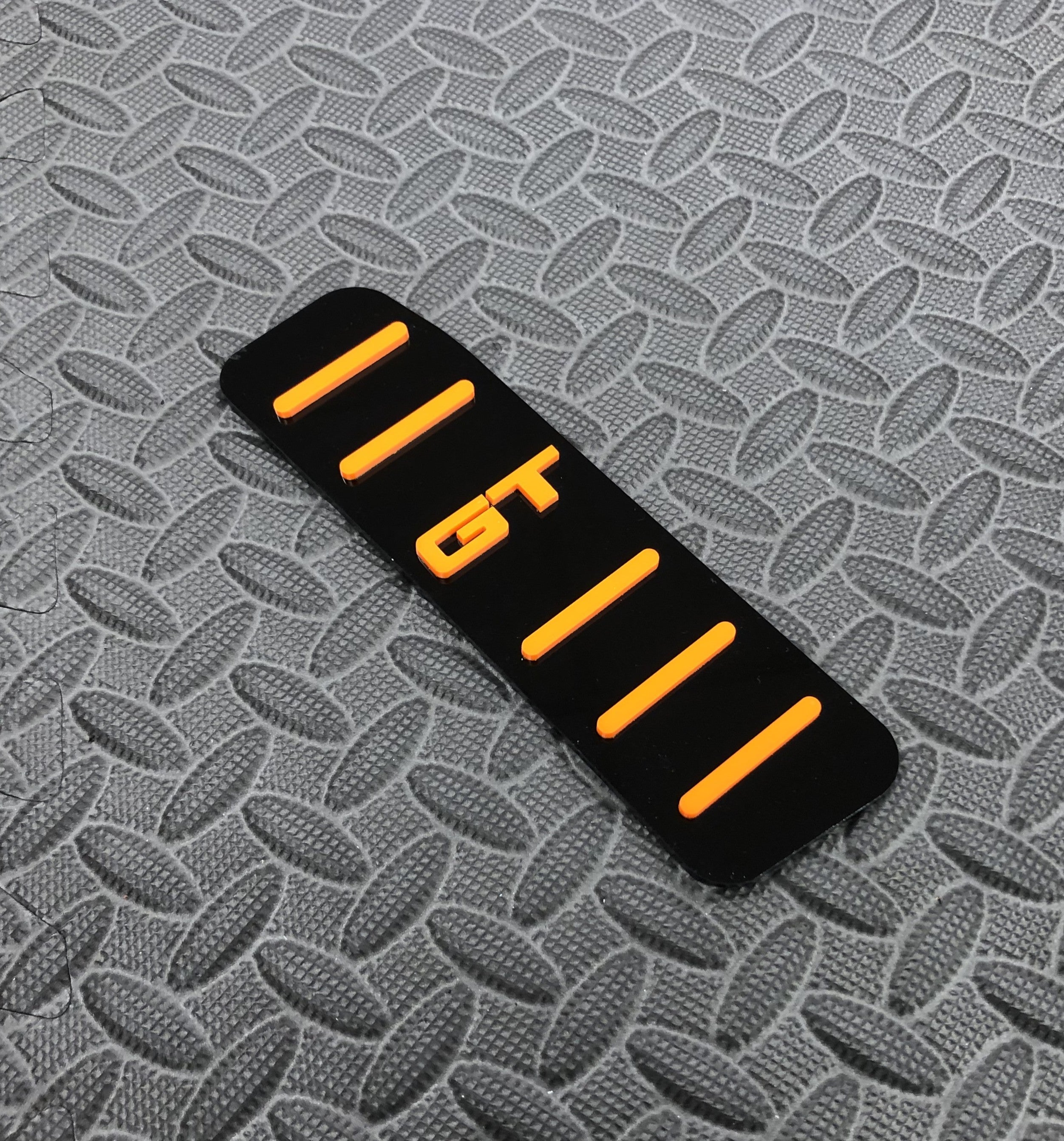 Mustang (6. Generation) Totpedal/Fußrastenplatte (4D-Acryl)