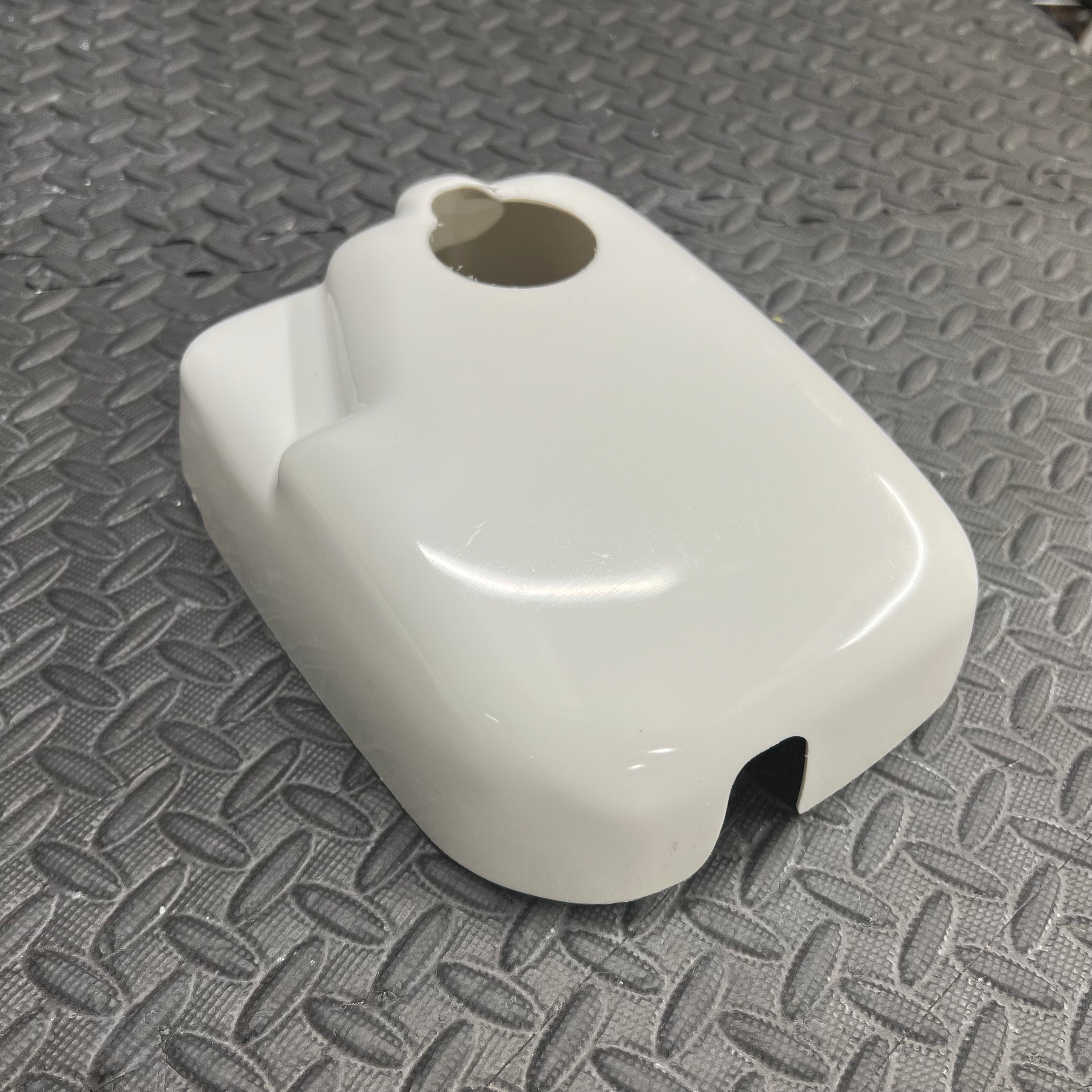 Proform Coolant Tank Cover - Hyundai i30N / Kona N / Veloster N - Gloss White Plastic