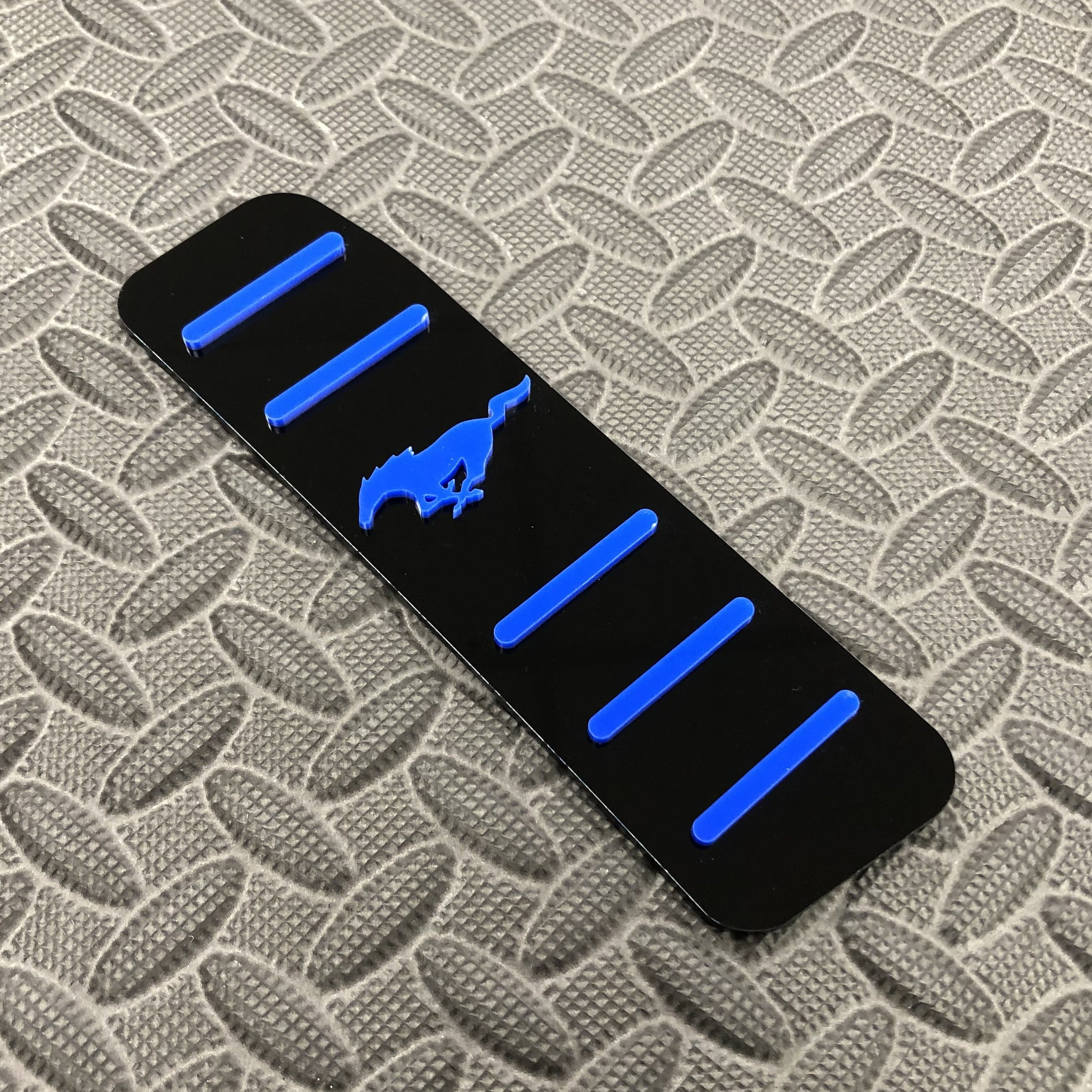 Mustang (6. Generation) Totpedal/Fußrastenplatte (4D-Acryl)