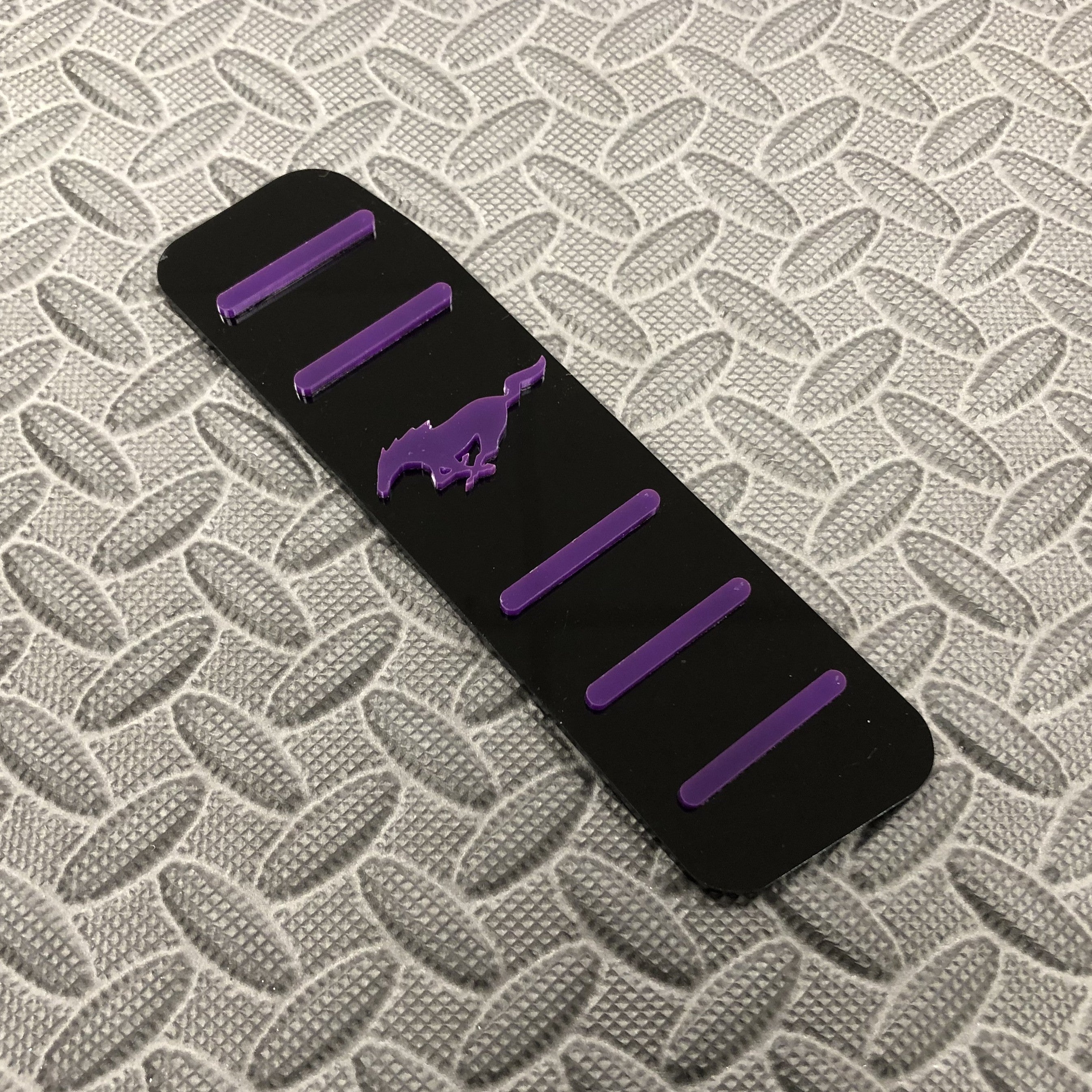 Mustang (6. Generation) Totpedal/Fußrastenplatte (4D-Acryl)