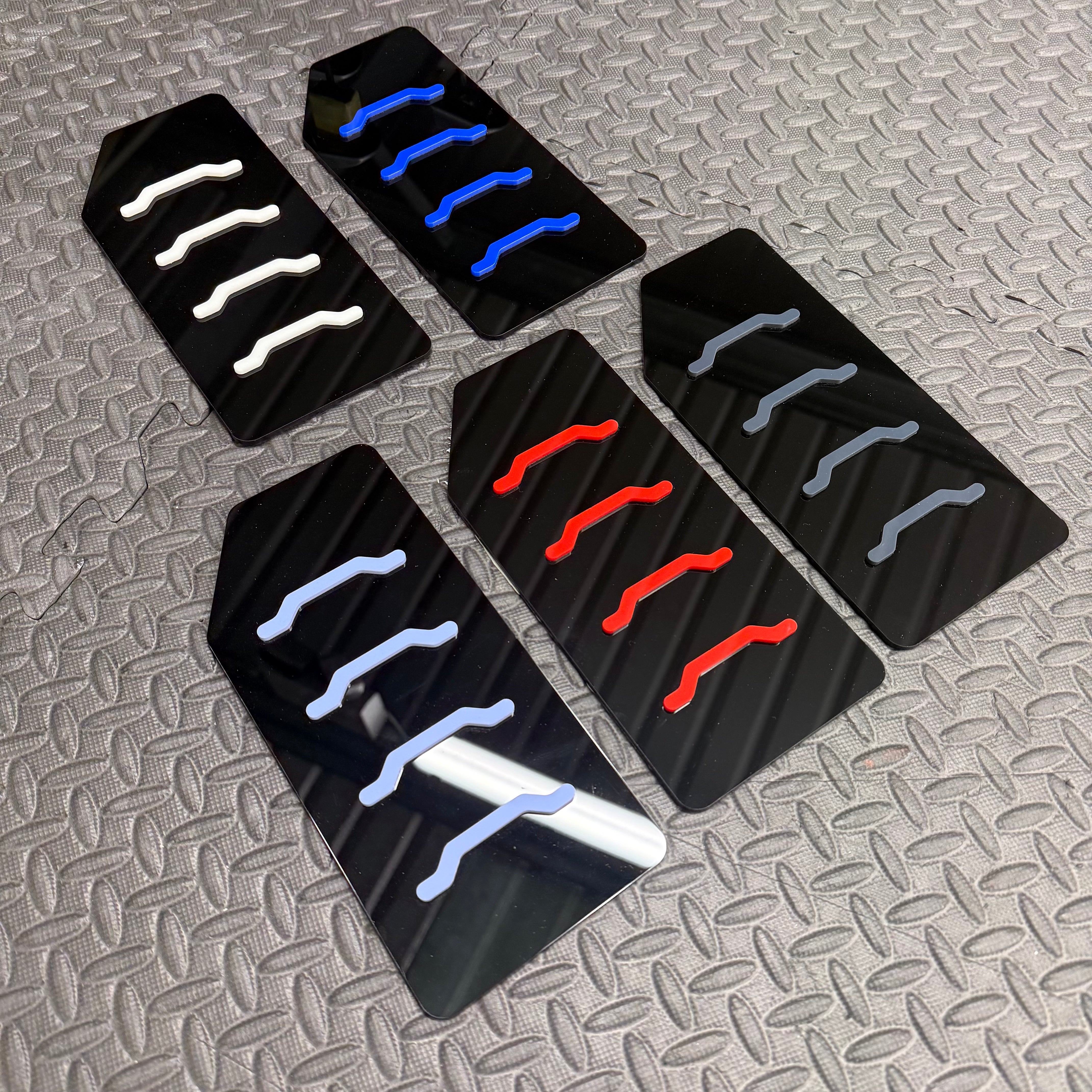 Proform Dead Pedal / Foot Rest Plate (4D Acrylic) - Fits Hyundai i30N