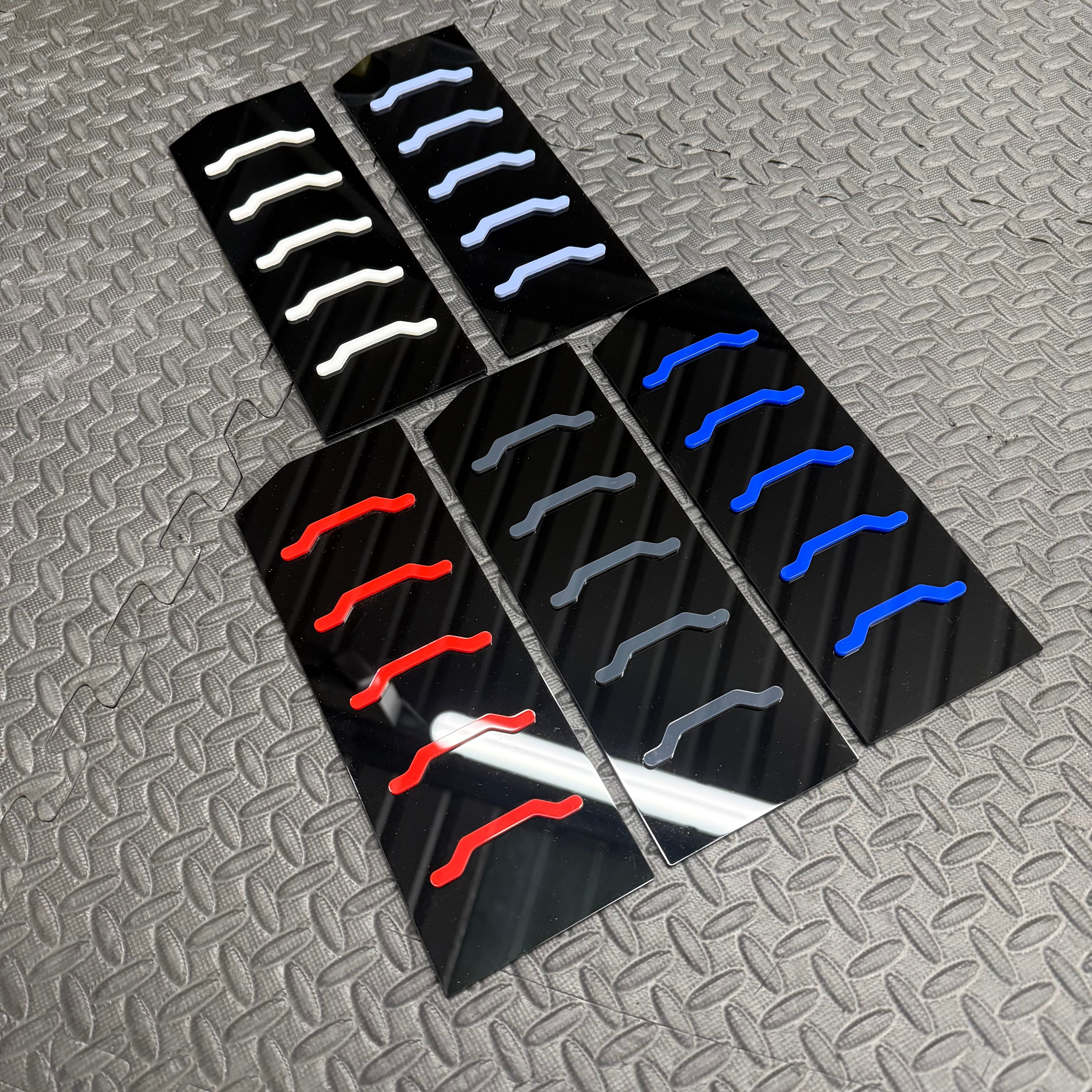 Proform Dead Pedal / Foot Rest Plate (4D Acrylic) - Fits Hyundai i20N