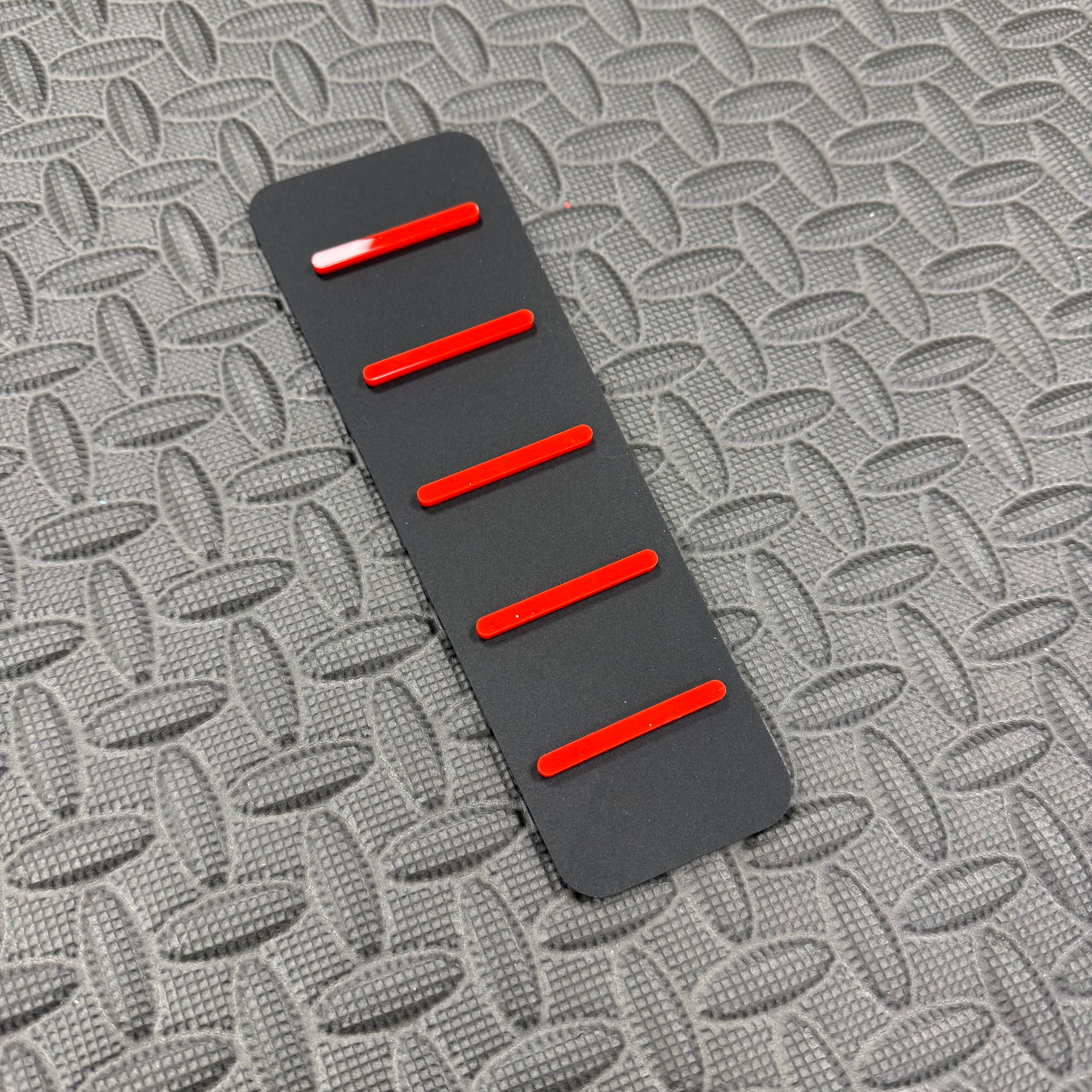 Mk2/2.5 Puma ST Dead Pedal / Foot Rest Plate (4D Acrylic)