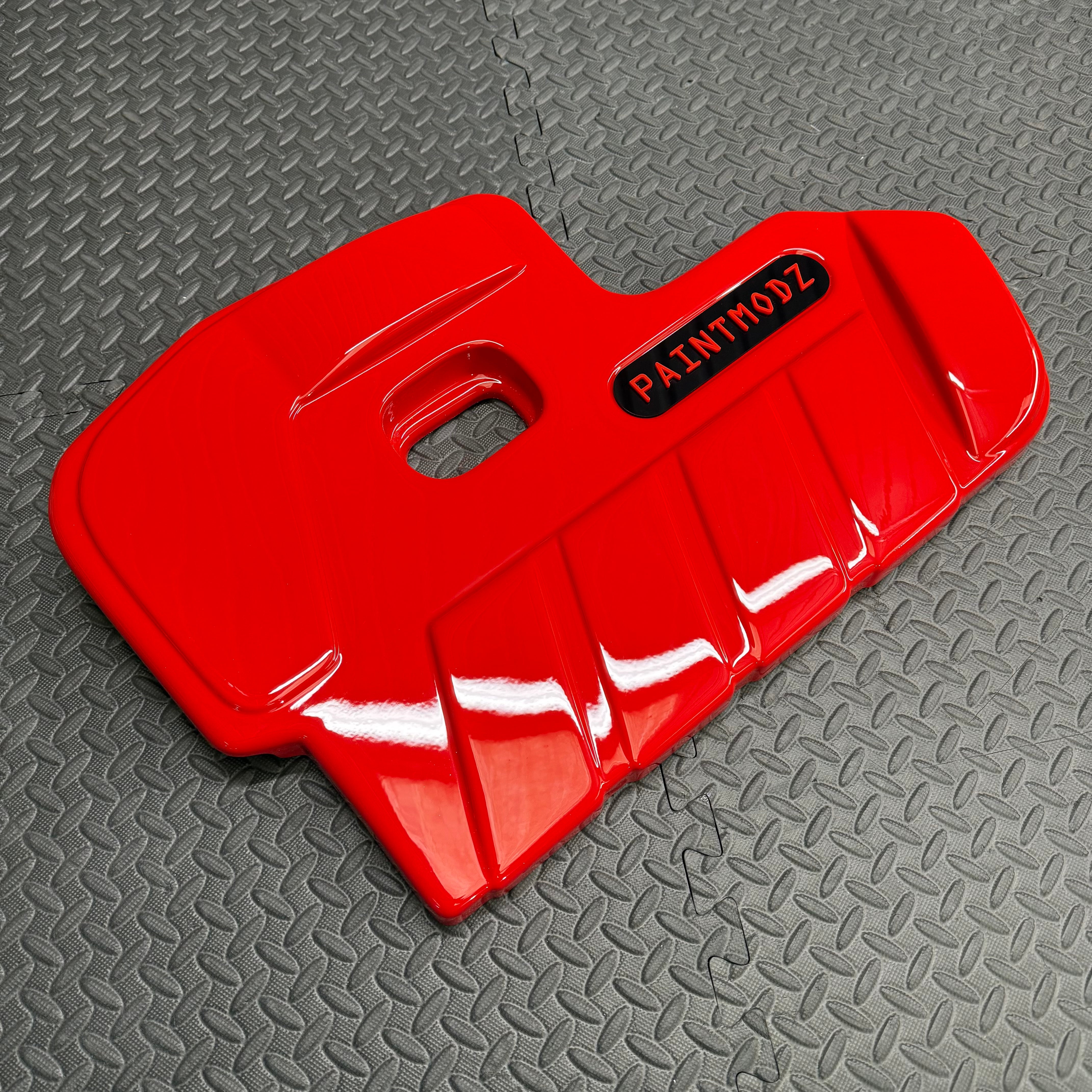 Proform Engine Cover - Mk4/4.5 Focus ST Petrol - Painted Race Red With Red/Gloss Black Badge Plate