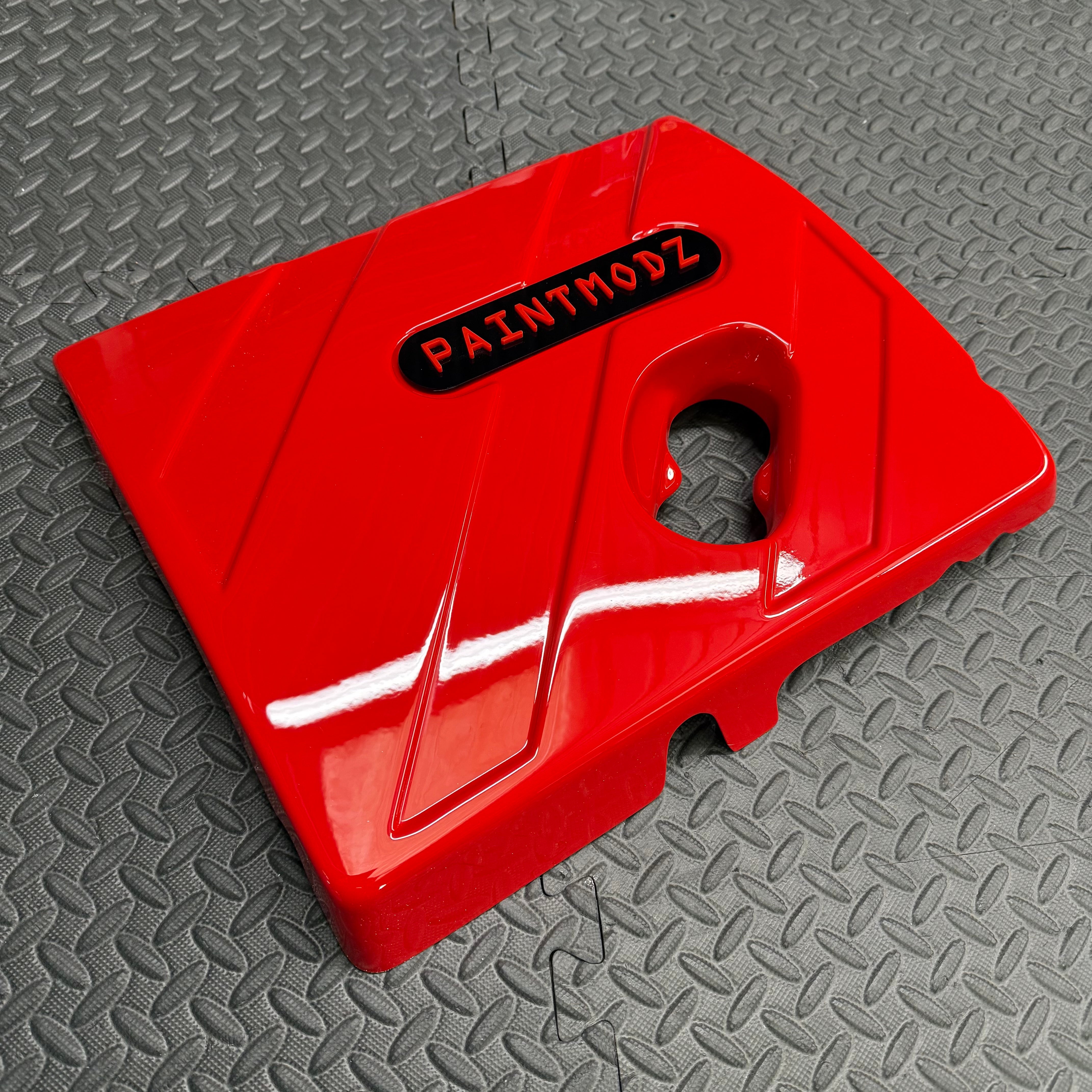 Proform Engine Cover - MK8/8.5 Fiesta ST / Mk2 Puma ST - Painted Race Red With Red/Gloss Black Badge Plate