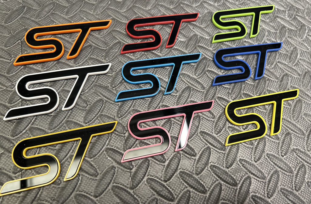 ST Badge Plate - Adhesive Logo ST Badges