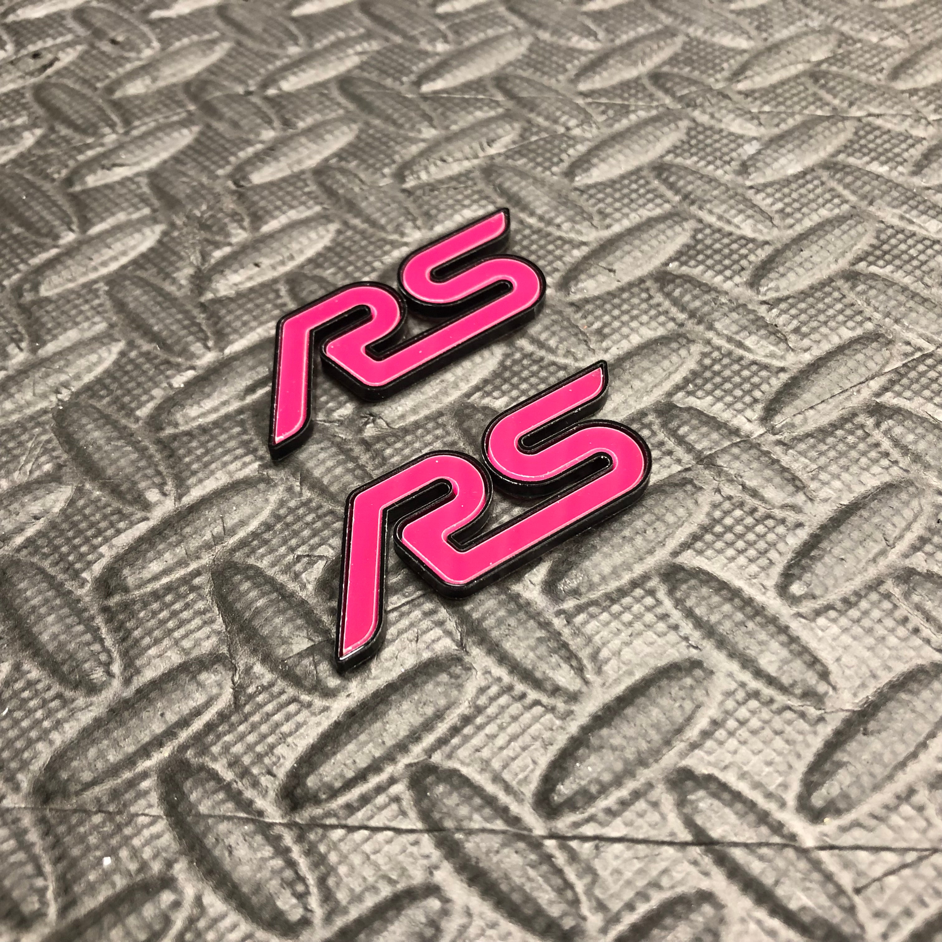 B Pillar Badge Plate Set - ST / RS / ZS Logos
