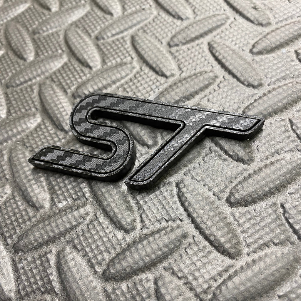 ST Badge Plate - Adhesive Logo ST Badges