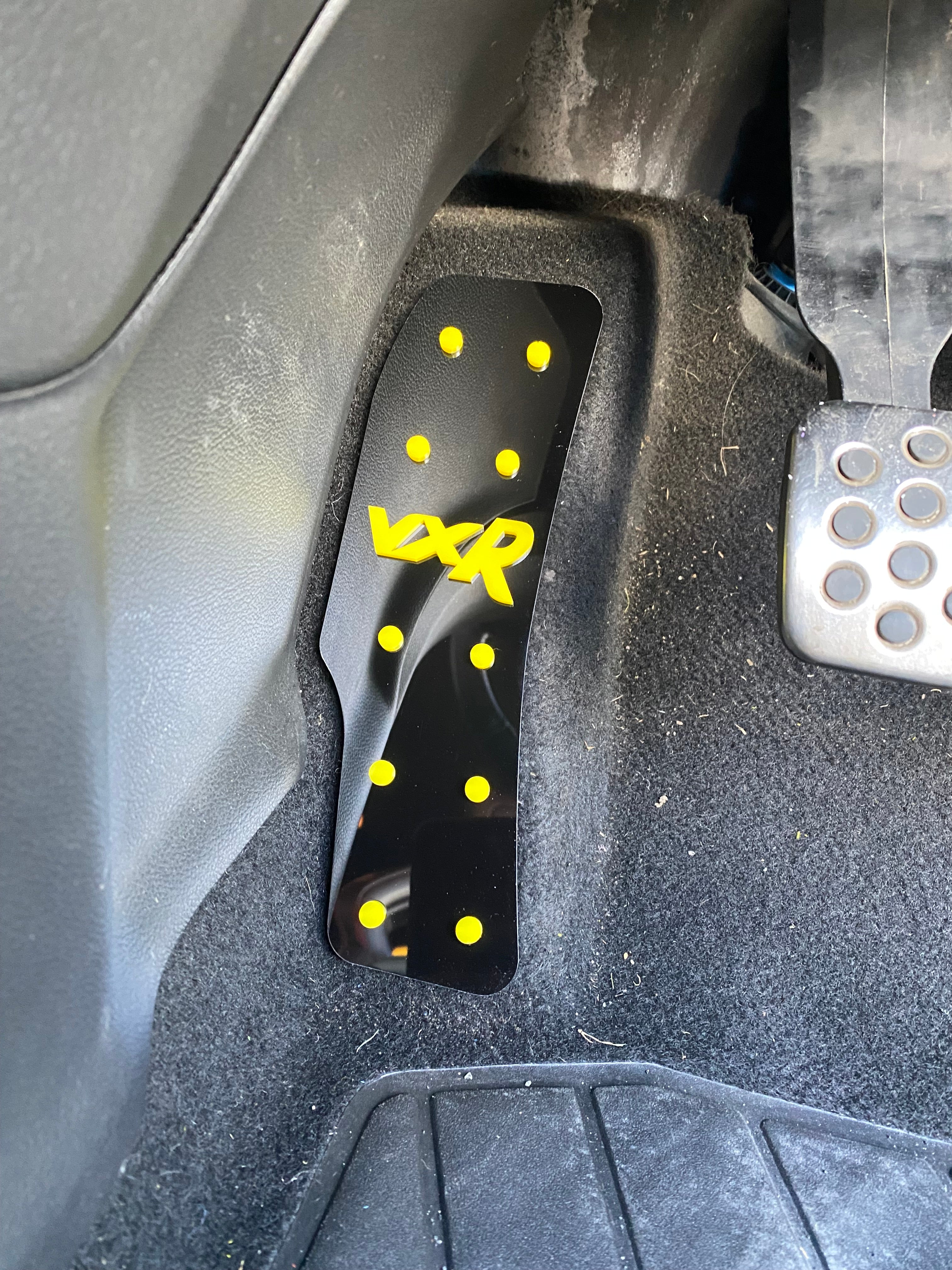 Clearance - Dead Pedal / Foot Rest Plate - Vauxhall Astra J VXR (4D Acrylic)