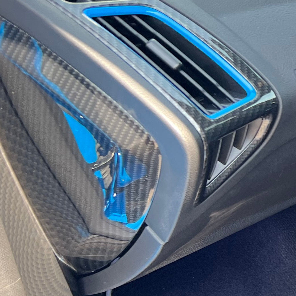 Genuine Ford Dash End Panels (Pair) - Mk3/3.5 Focus inc ST/RS (Painted/Hydrodipped Finishes)