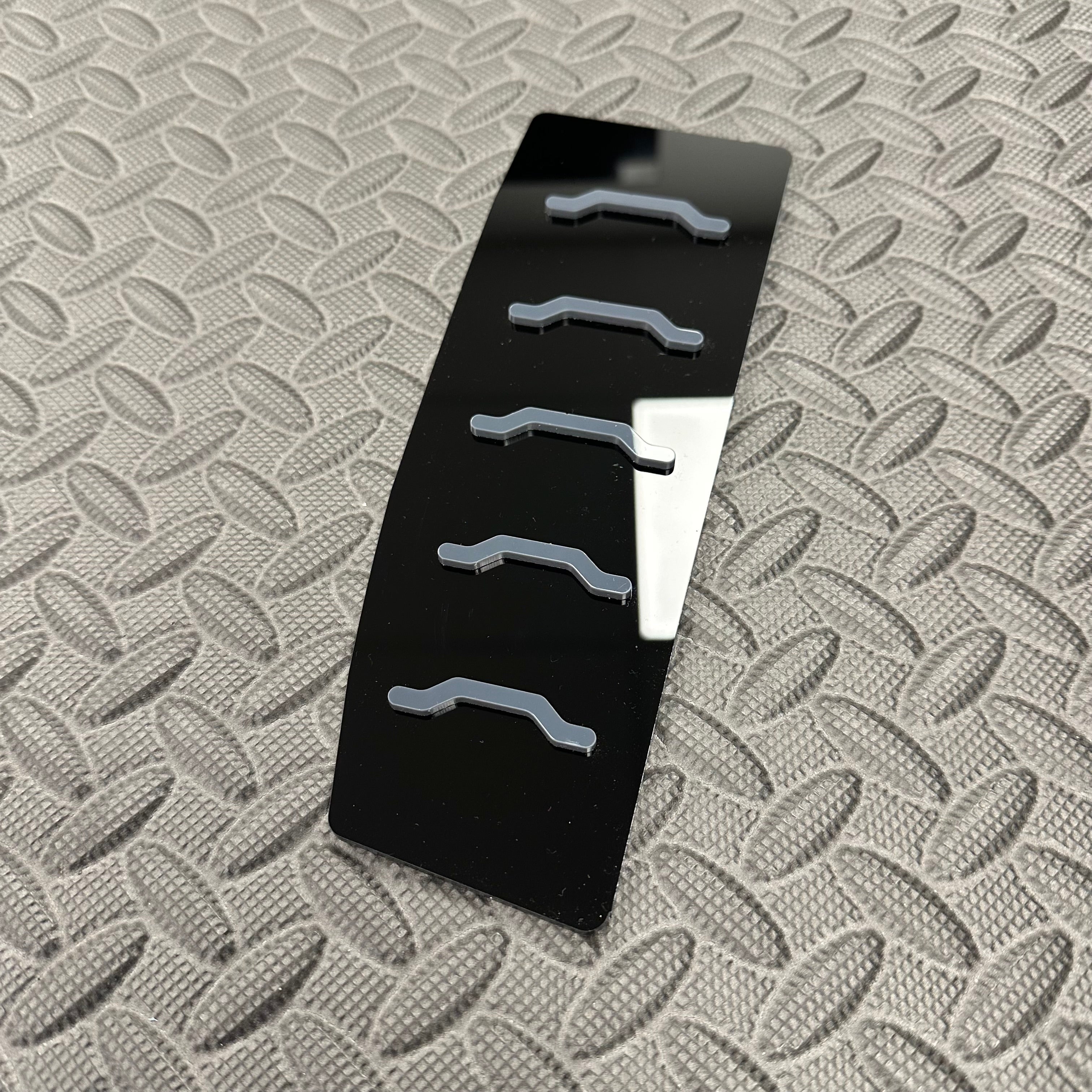 Proform Dead Pedal / Foot Rest Plate (4D Acrylic) - Fits Hyundai i20N