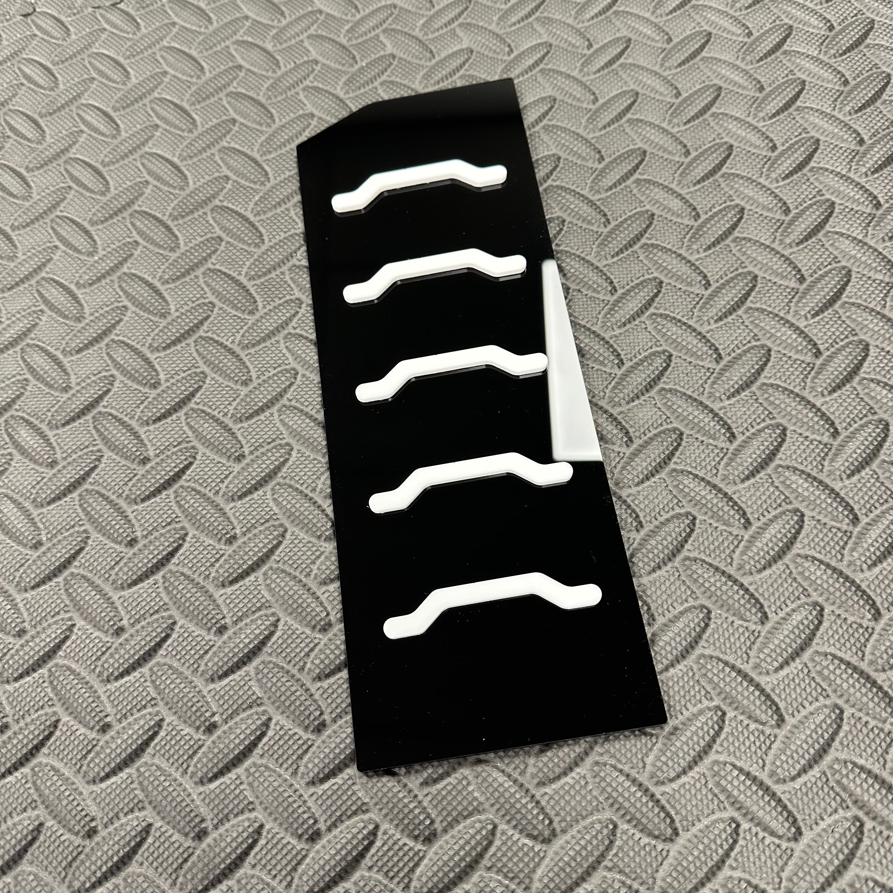 Proform Dead Pedal / Foot Rest Plate (4D Acrylic) - Fits Hyundai i20N