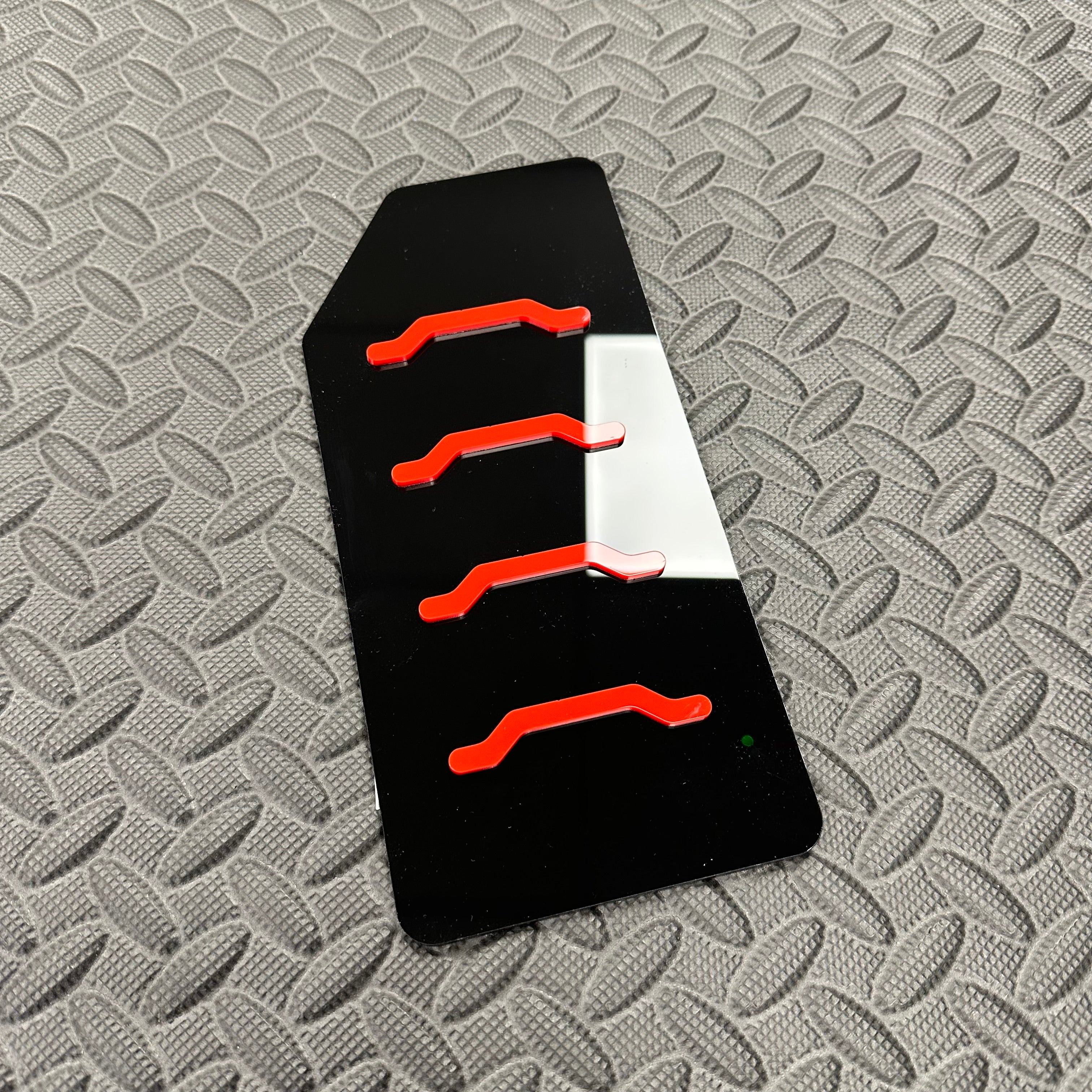 Proform Dead Pedal / Foot Rest Plate (4D Acrylic) - Fits Hyundai i30N