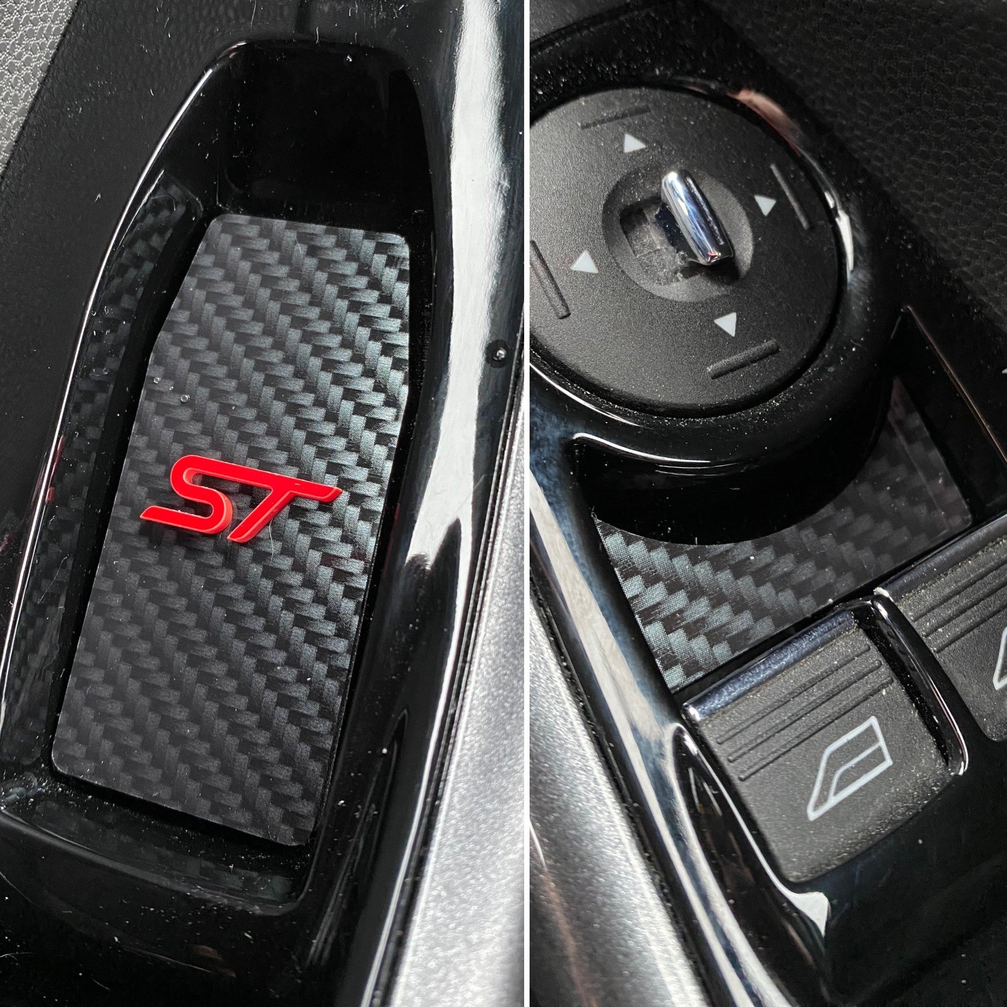 Mk7.5 Fiesta ST180 / ST200 Door Handle Inserts (3D Logo)