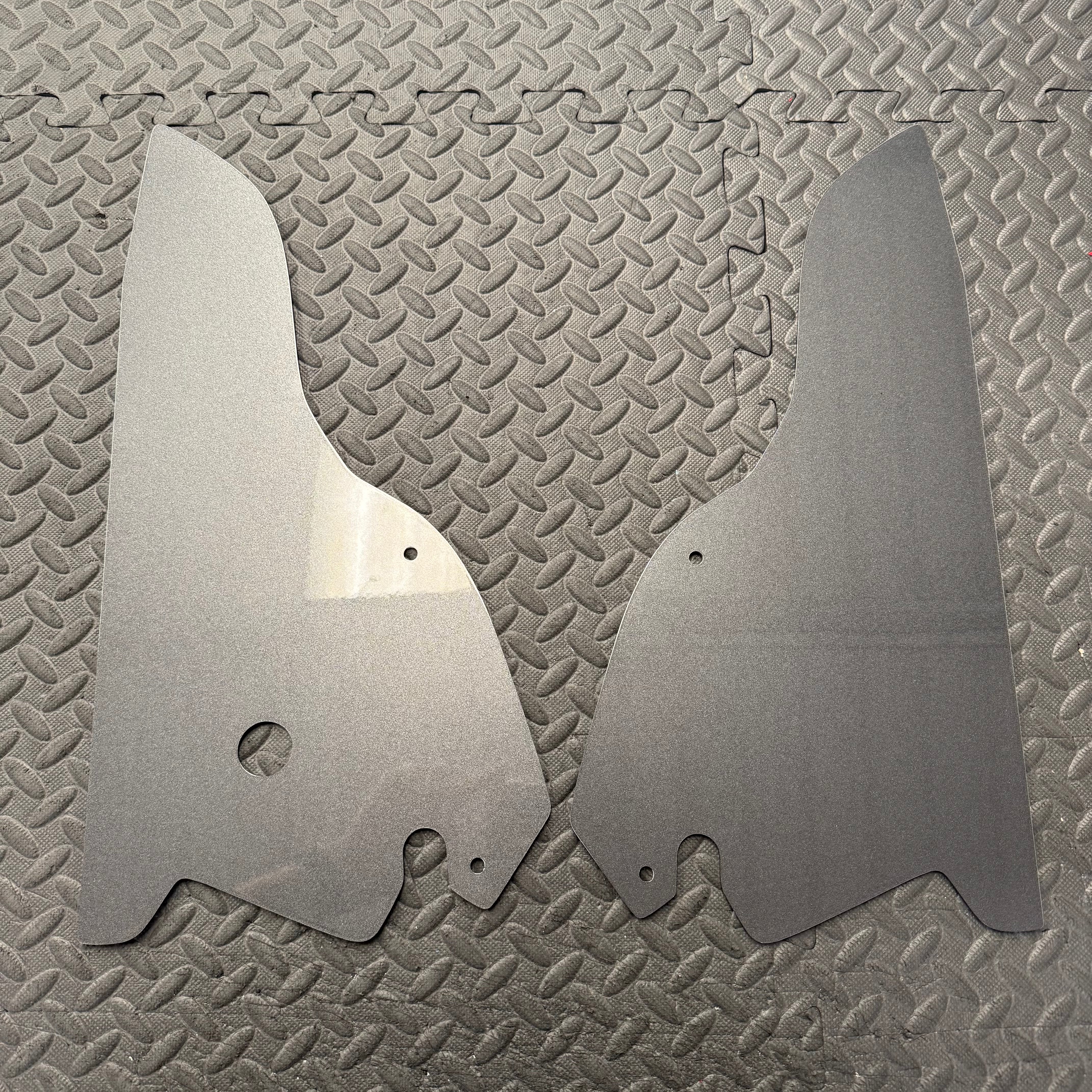 Proform Mk3.5 Focus - Slam Panel Ends - With Aircon Hole - Painted Stealth Grey