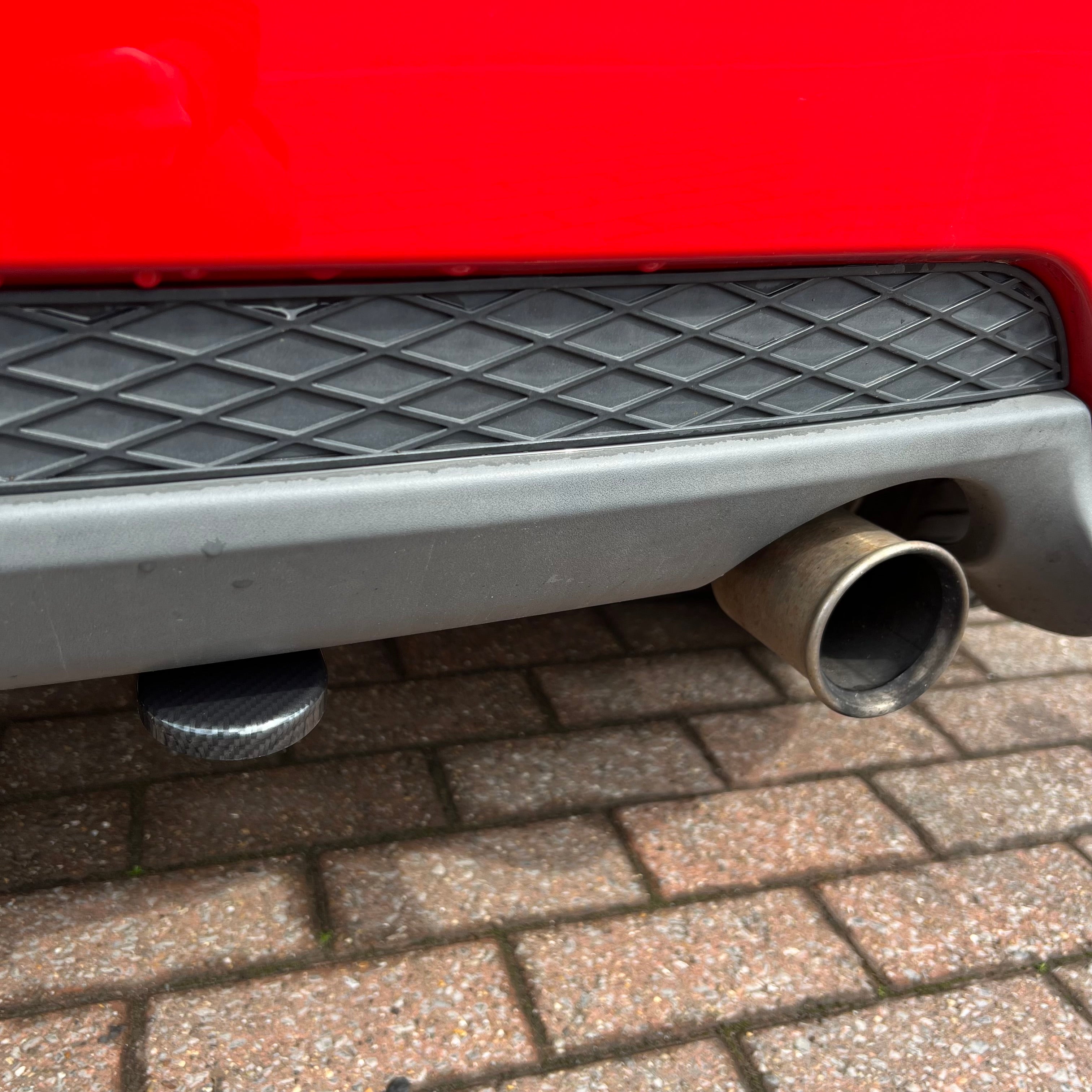 Proform Mk6 Fiesta - Towing Hook Cover - Deluxe Carbon Fibre Effect Plastic