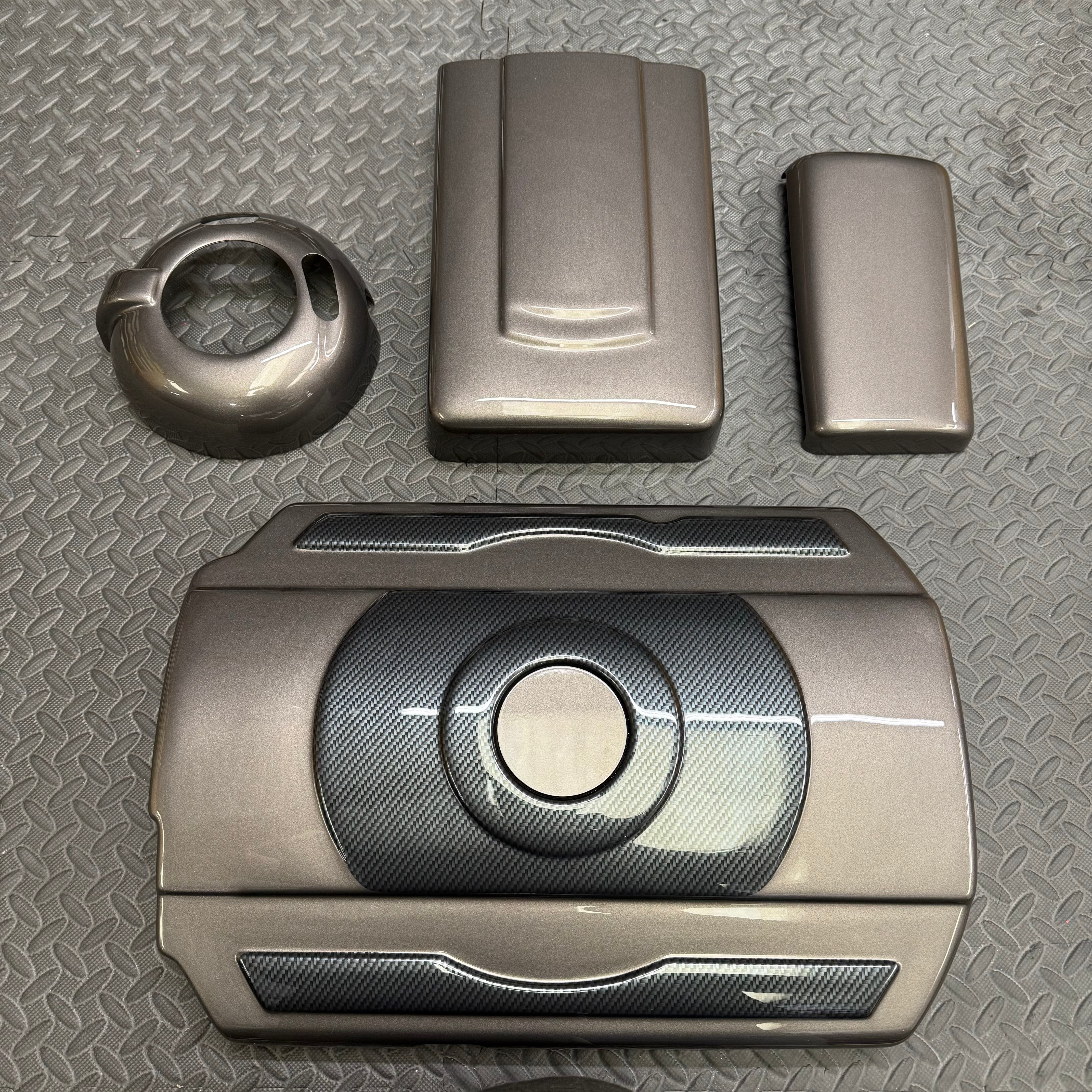 Proform Small Dress Up Bundle - Mk7/7.5 Golf GTI / R - Painted Limestone Grey Metallic with Carbon Fibre Effect Detailing