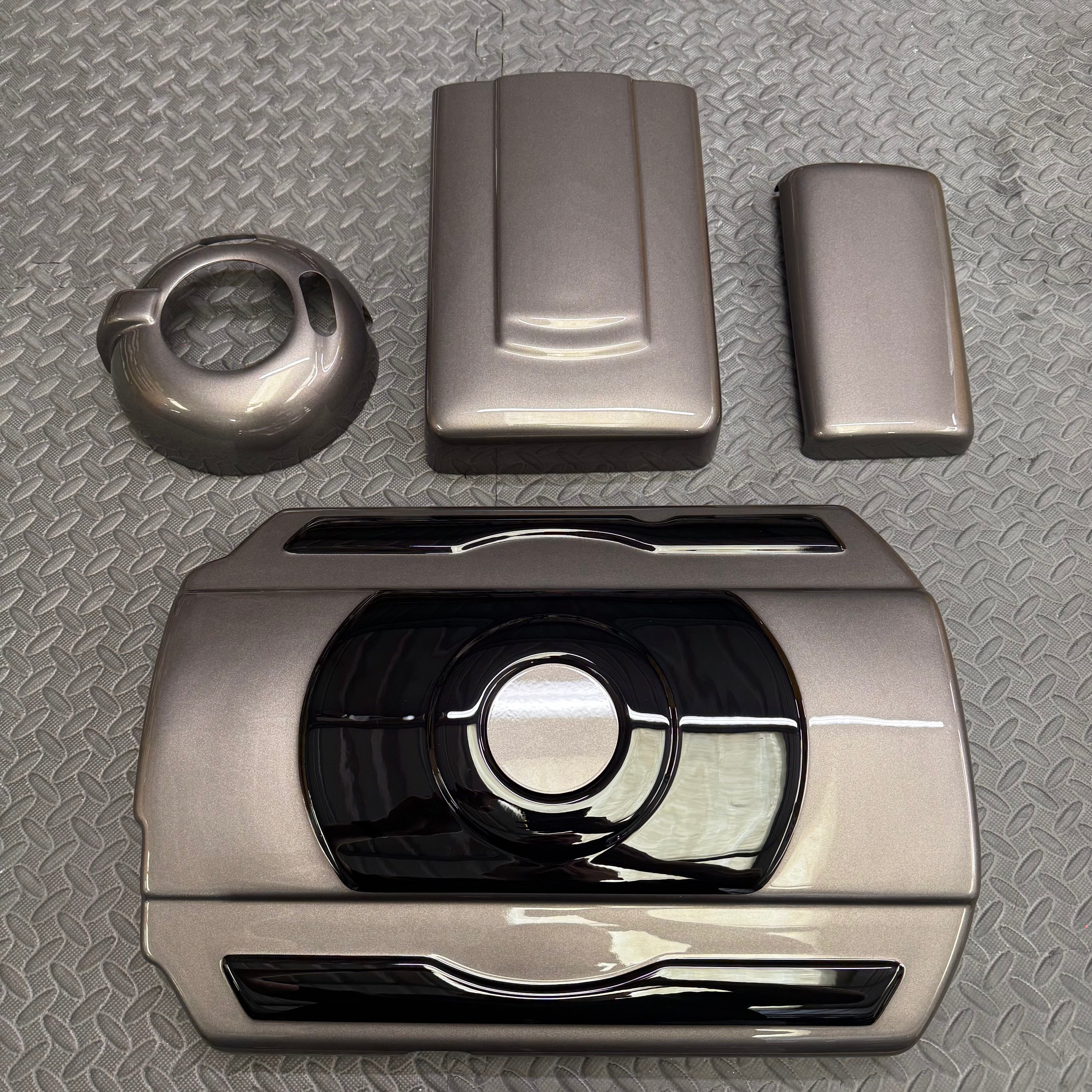 Proform Small Dress Up Bundle - Mk7/7.5 Golf GTI / R - Painted Limestone Grey Metallic With Gloss Black Detail